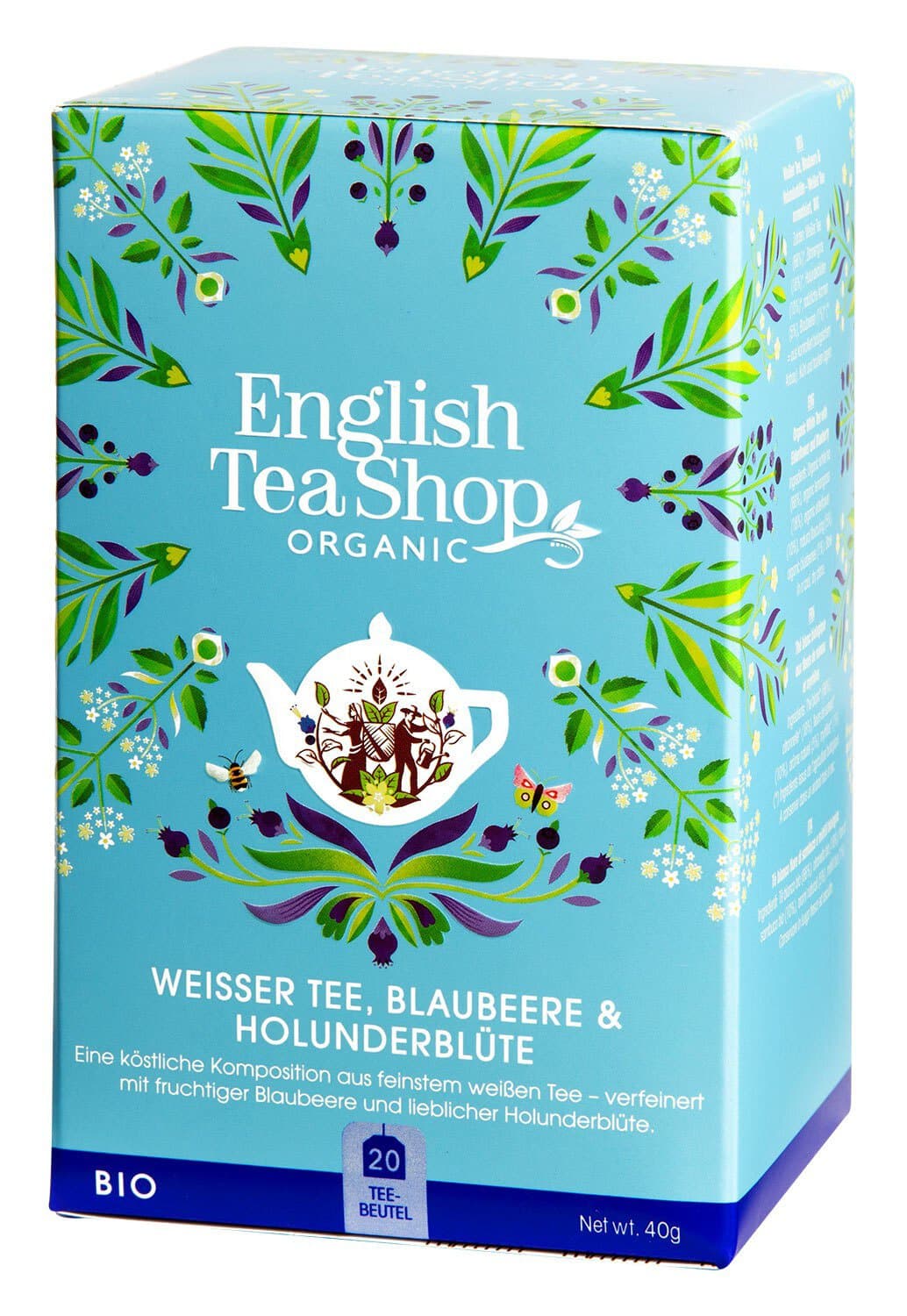 English Tea Shop Weißer Tee Blaubeere Holunder