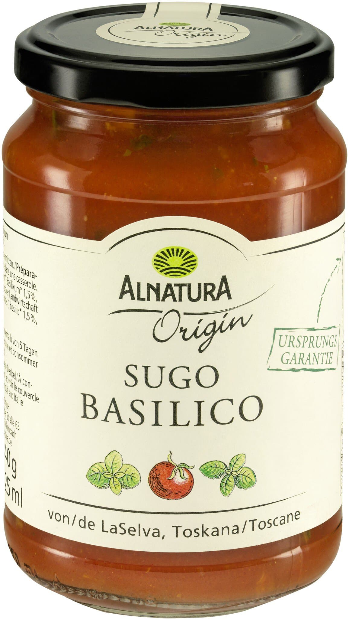 Alnatura Origin Sugo Basilico