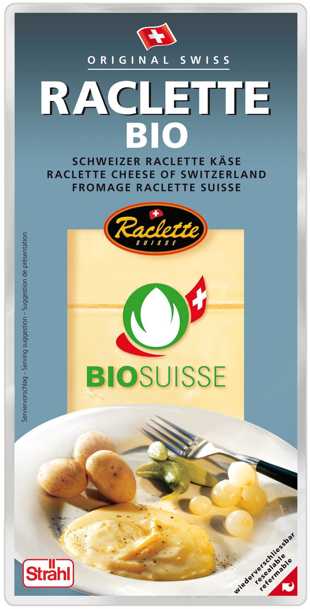 Vallée Verte Schweizer Raclette in Scheiben