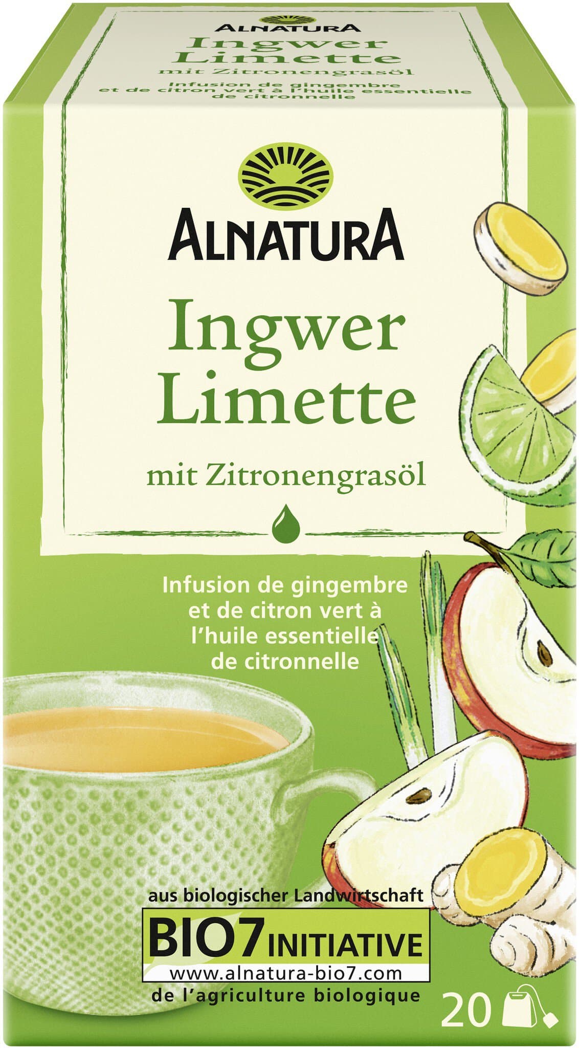Alnatura Ingwer-Limette-Tee