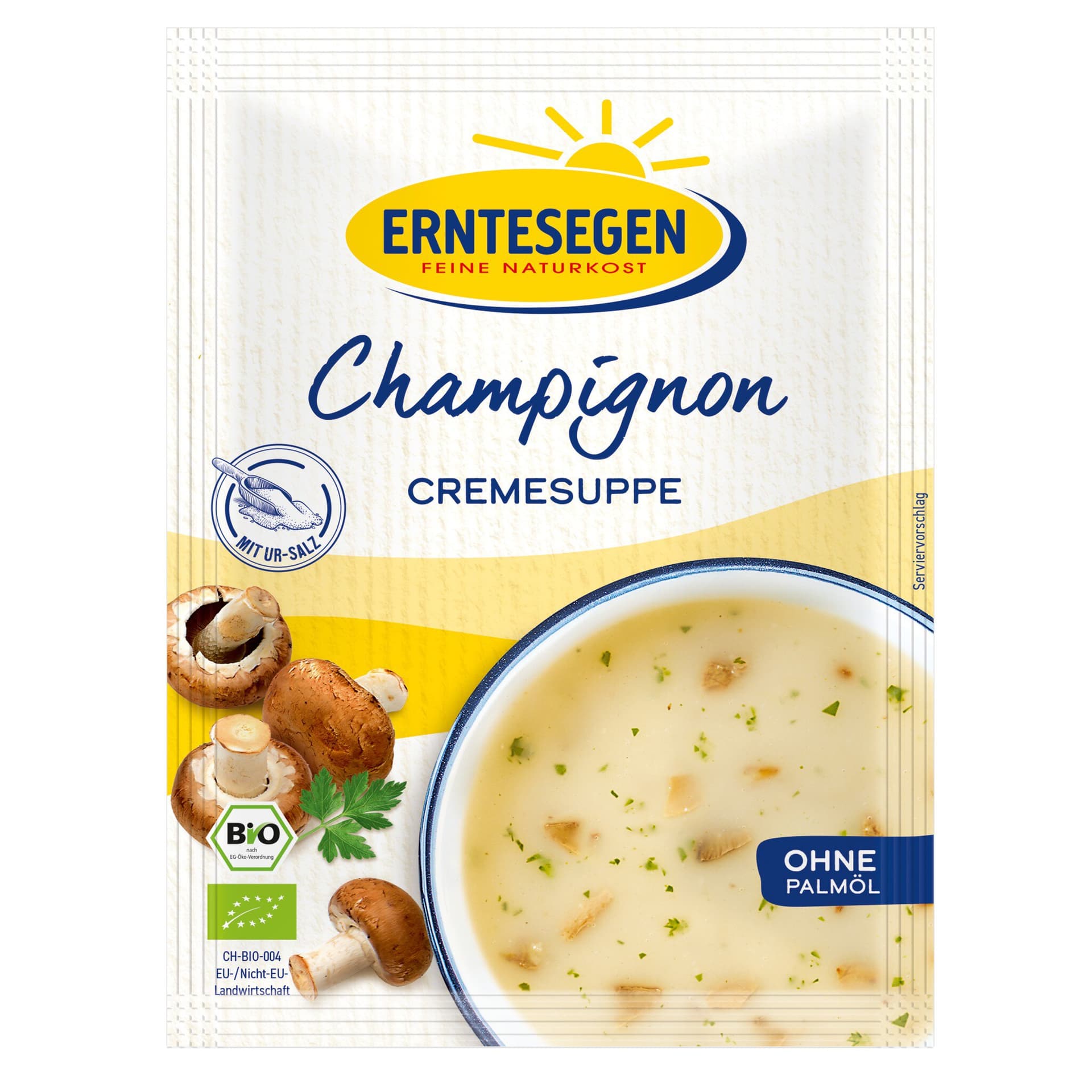 Erntesegen Champignon Cremesuppe