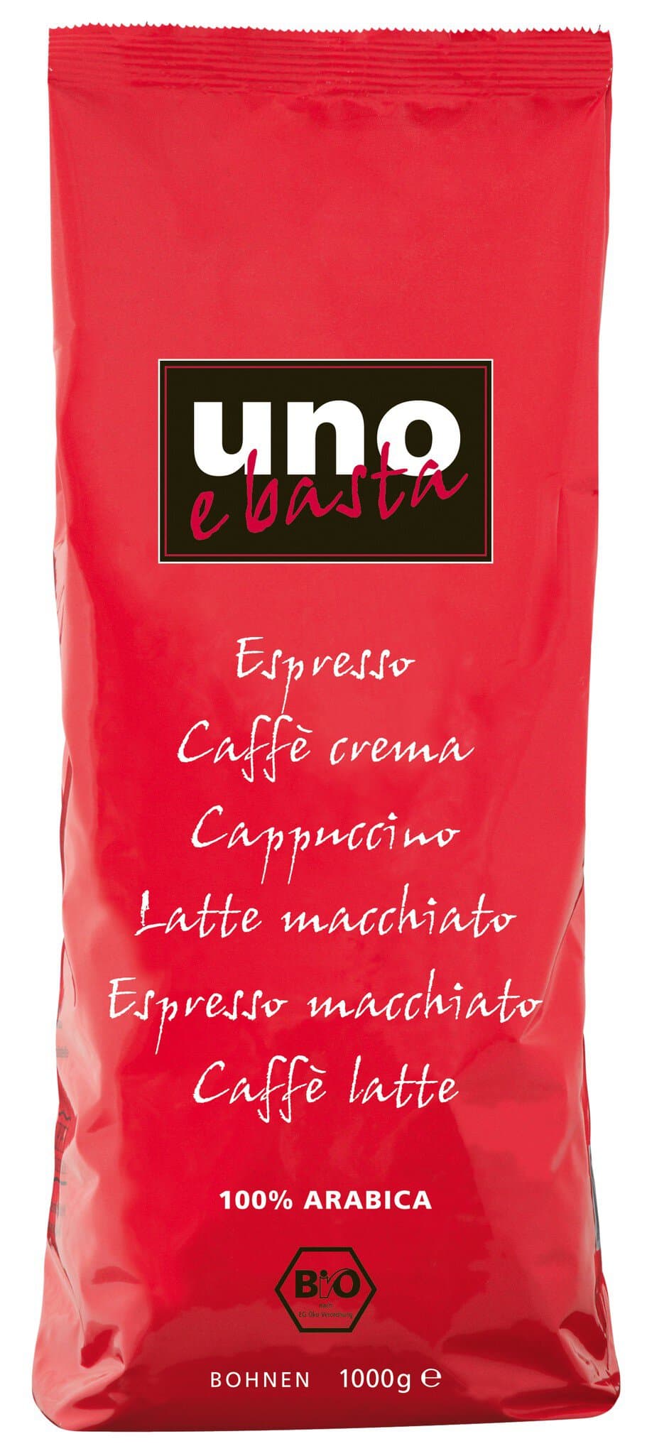 Uno e basta Espresso ganze Bohnen