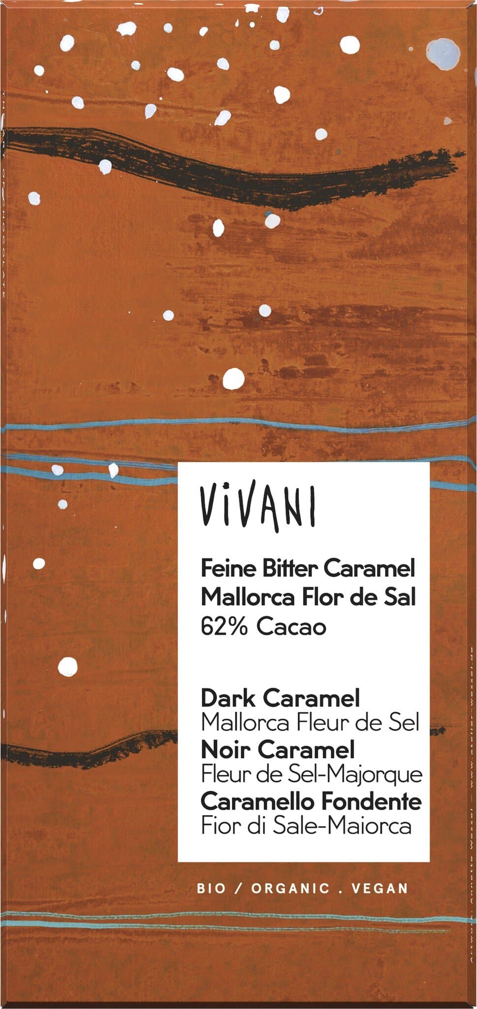 Vivani Feine Bitter 62% Caramel