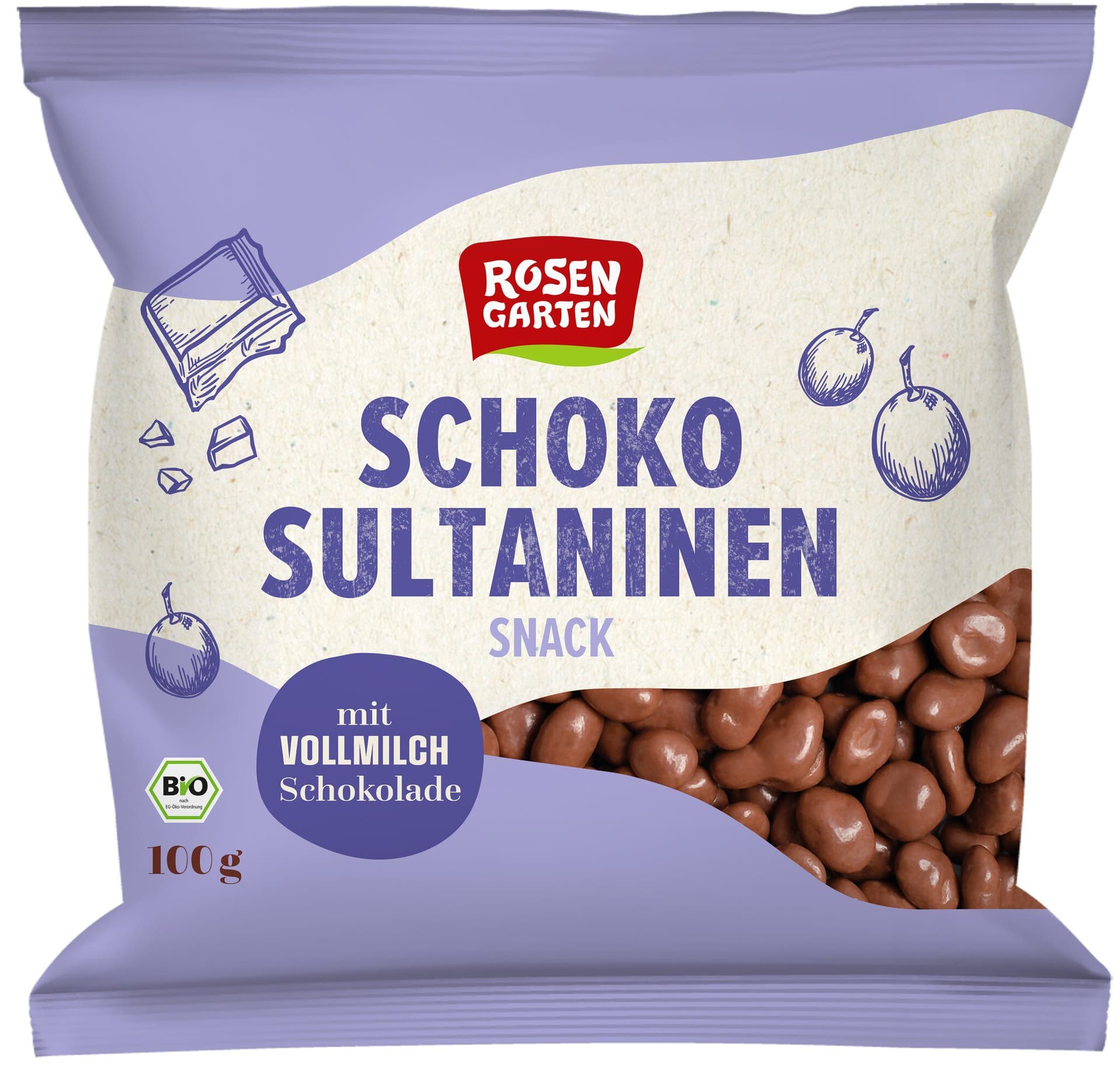 Rosengarten Schoko-Sultaninen