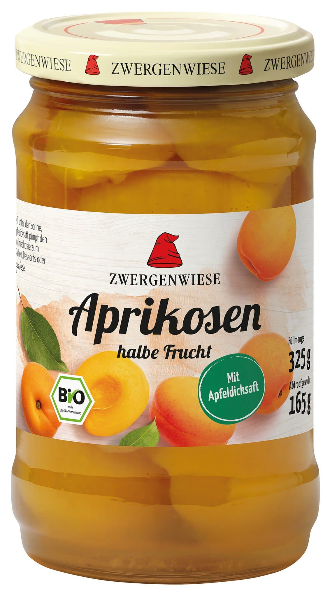 Zwergenwiese Aprikosen halbe Frucht