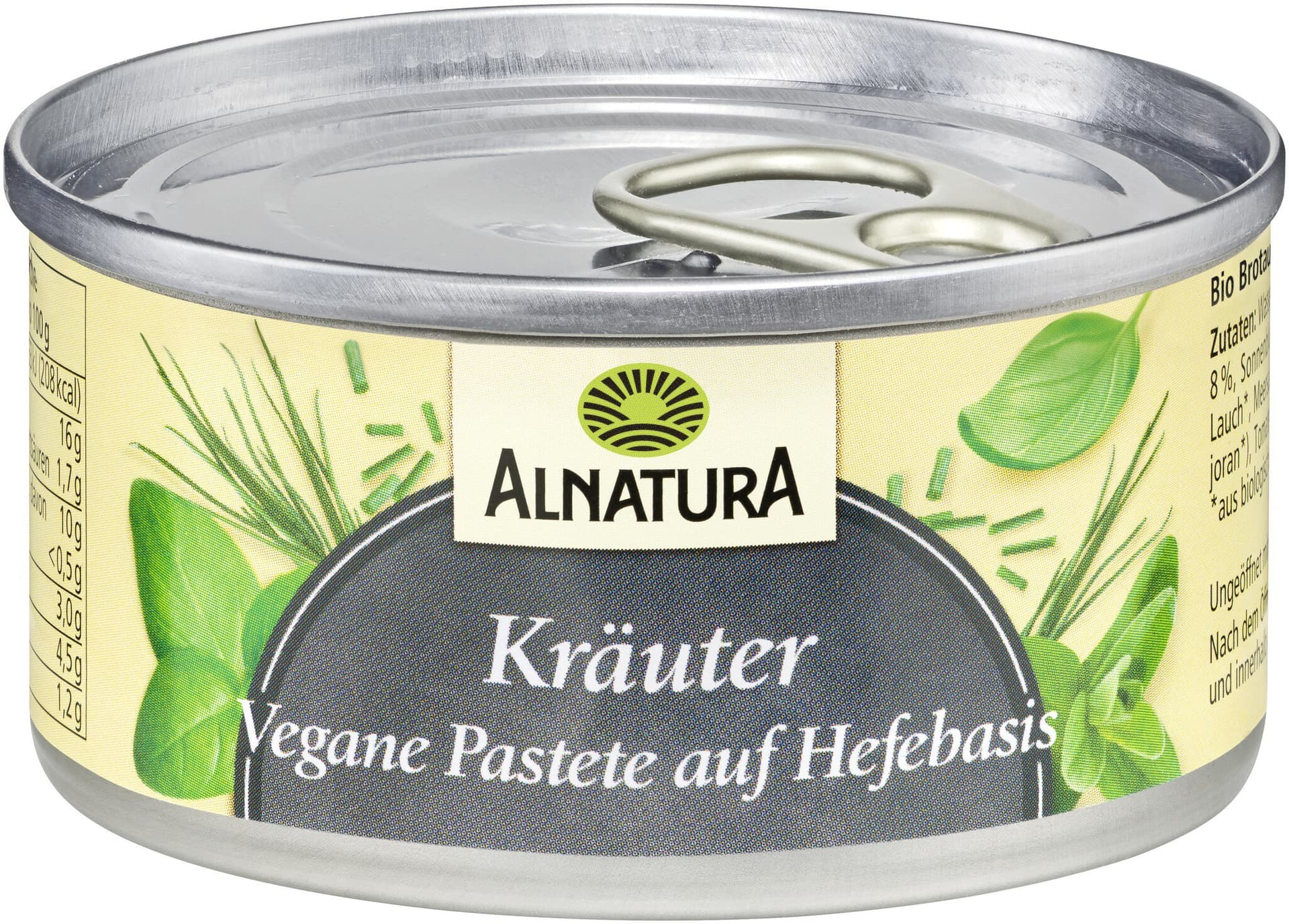 Alnatura Kräuter - vegane Pastete auf Hefebasis
