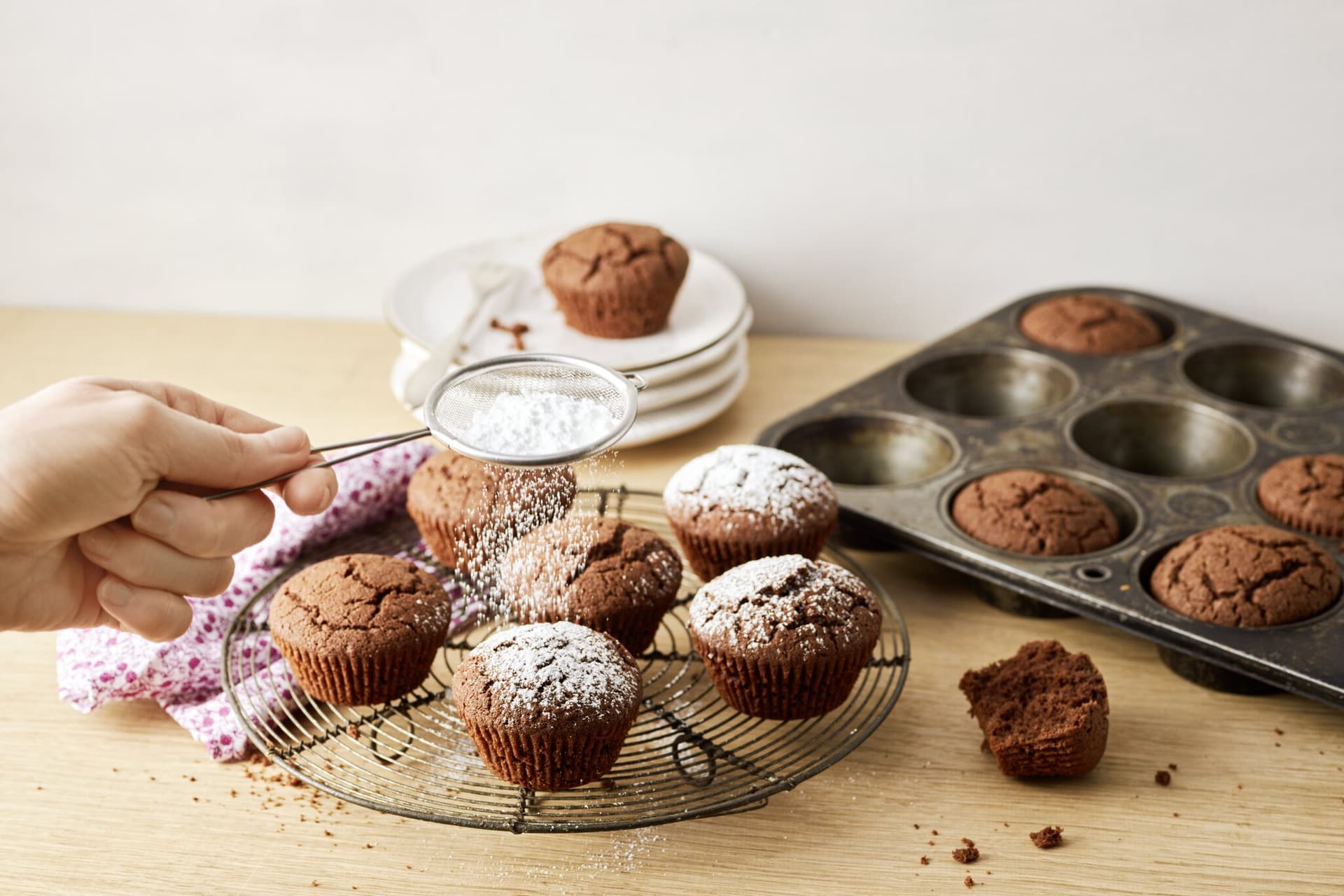Glutenfreie Schokomuffins