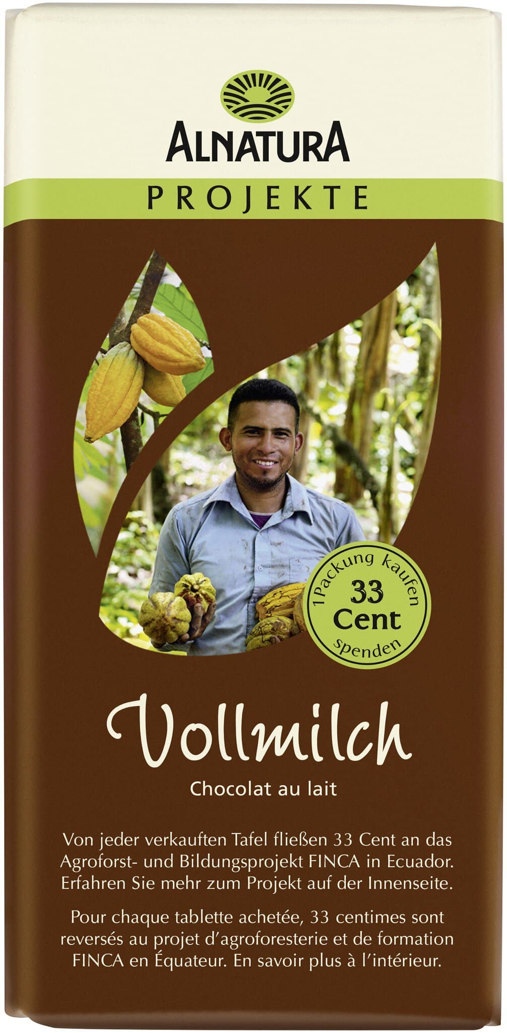 Alnatura Projekte Vollmilchschokolade