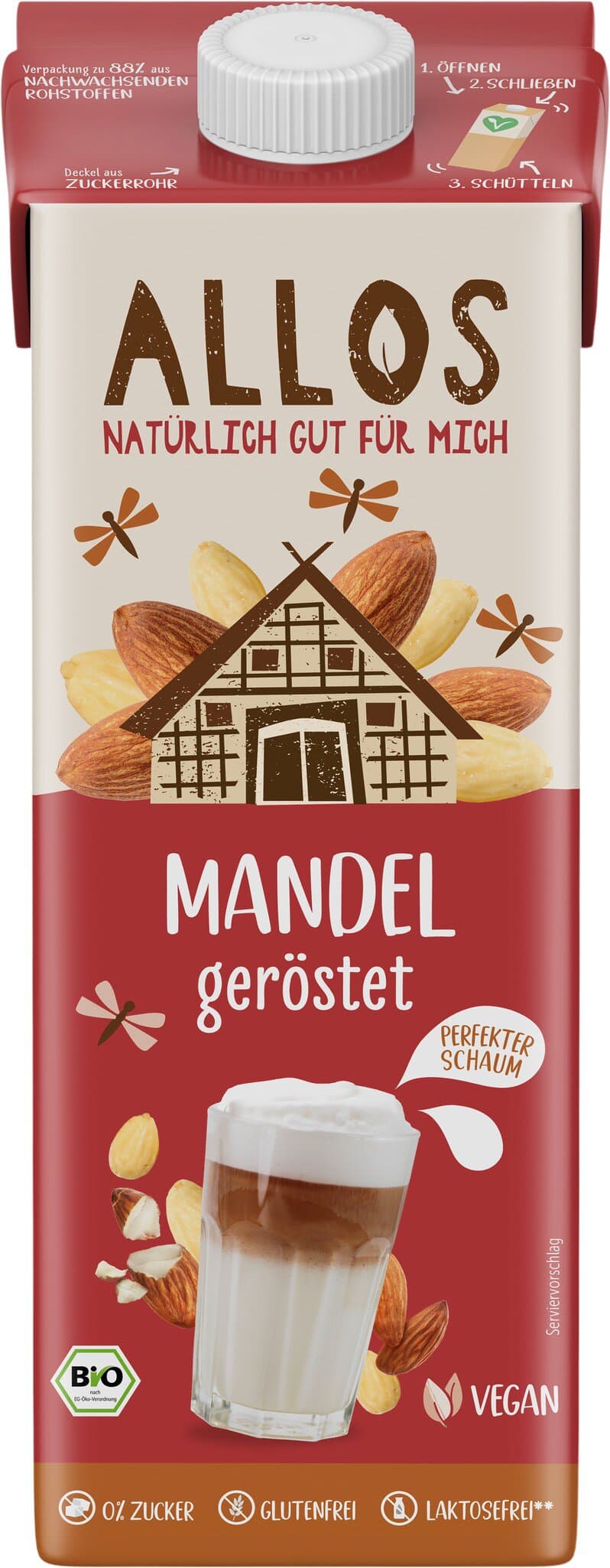 Allos Mandel Drink geröstet 1L
