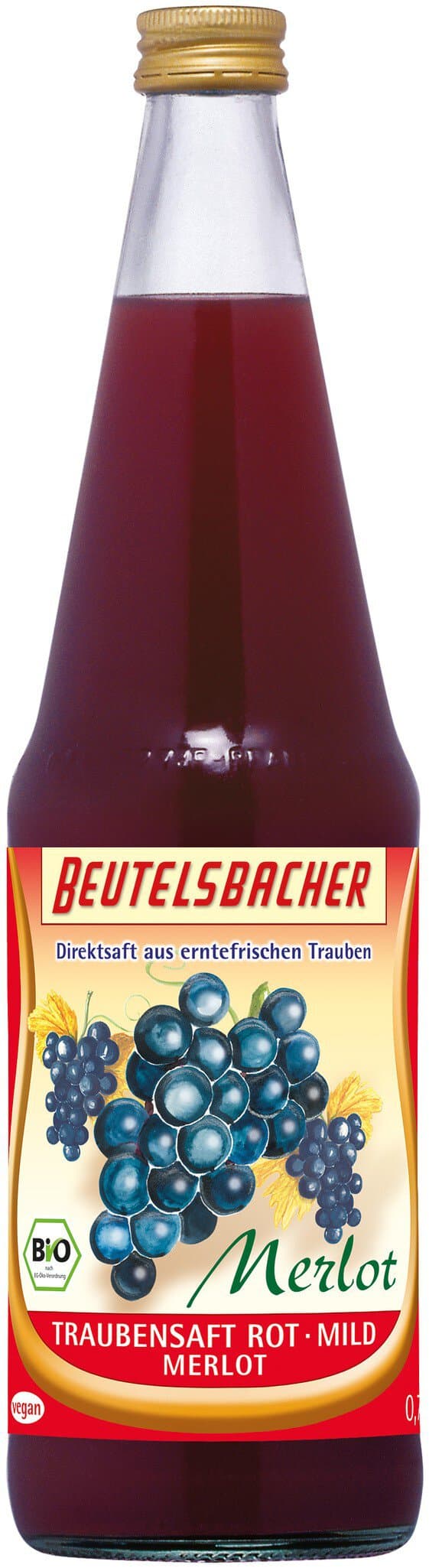 Beutelsbacher Traubensaft rot Merlot