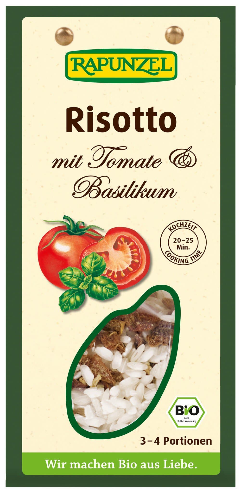 Rapunzel Risotto Tomaten & Basilikum