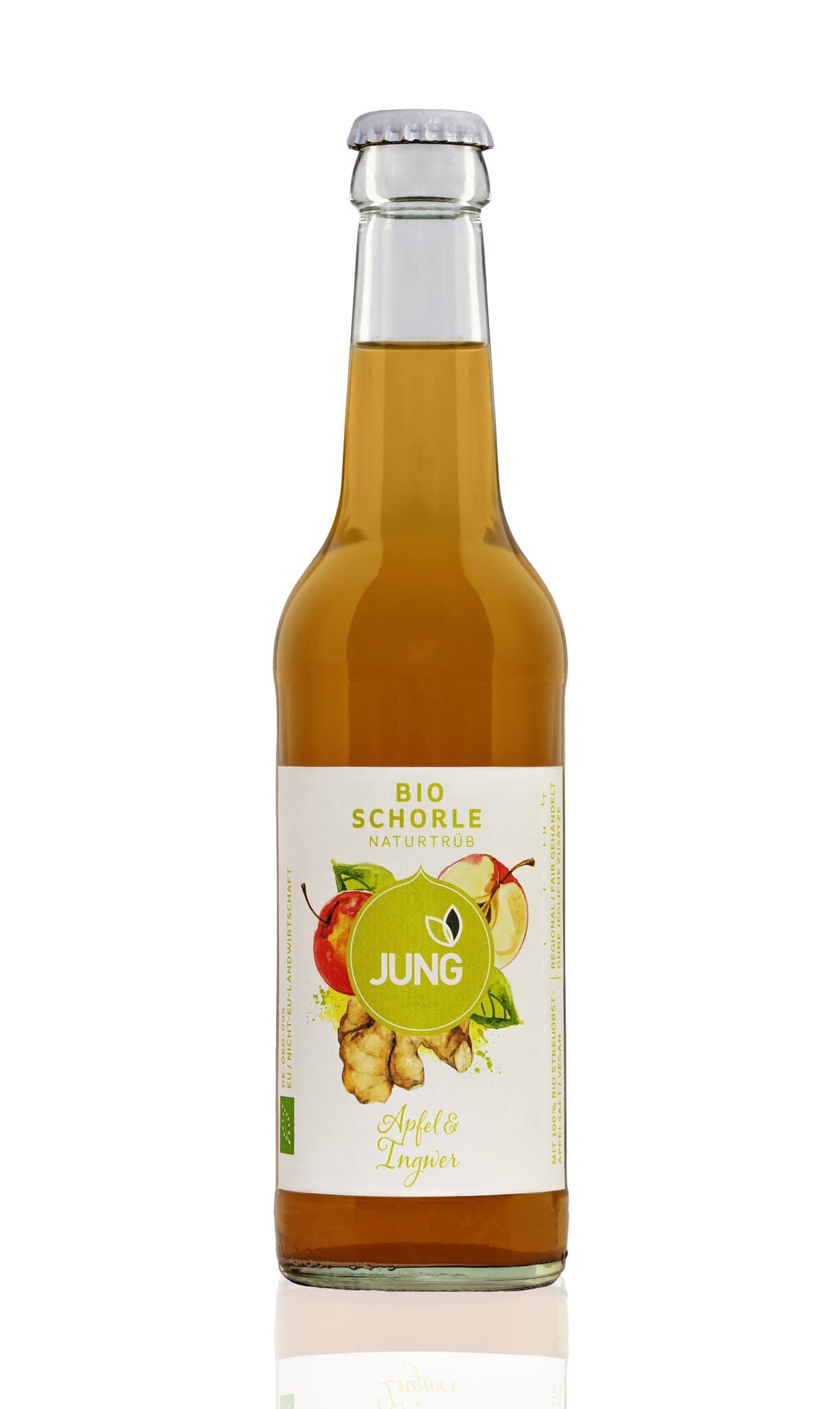 Jung Fruchtsäfte Apfel-Ingwer Schorle