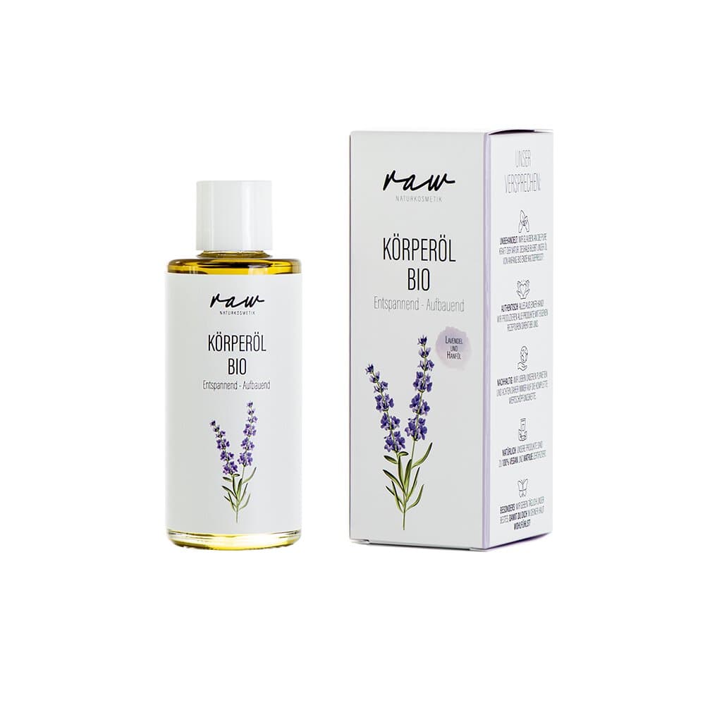 raw Körperöl Lavendel Hanföl