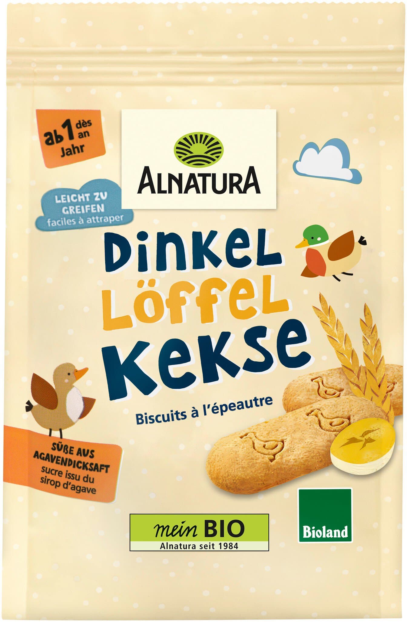 Alnatura Dinkel-Löffel-Kekse