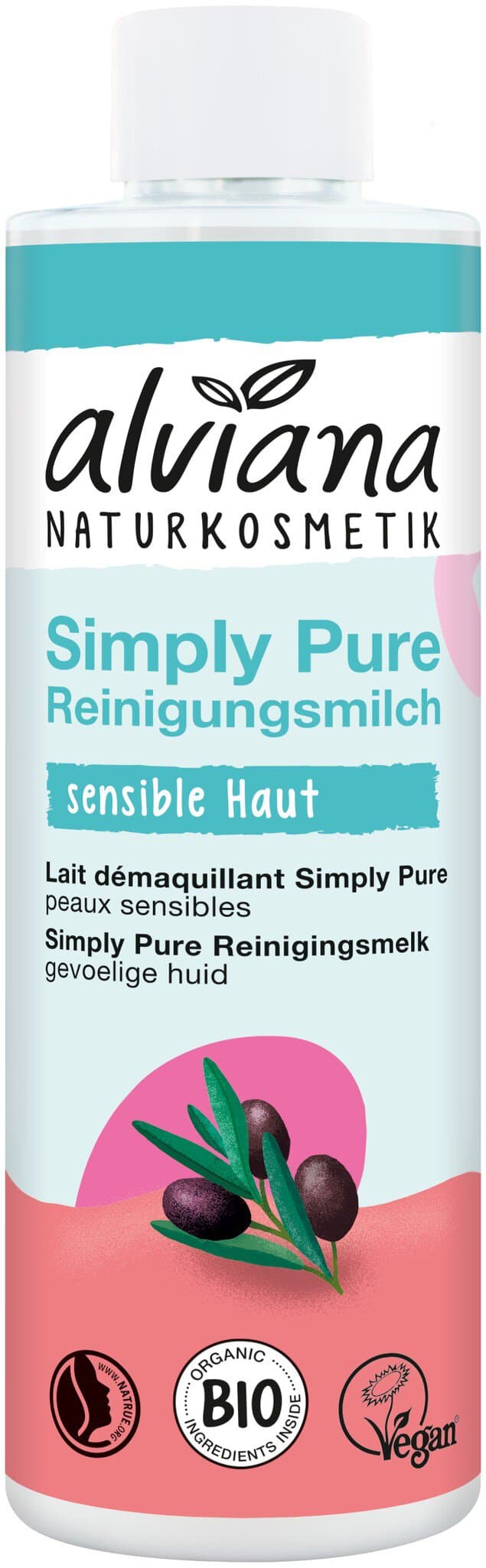 alviana Simply Pure Reinigungsmilch für sensible Haut