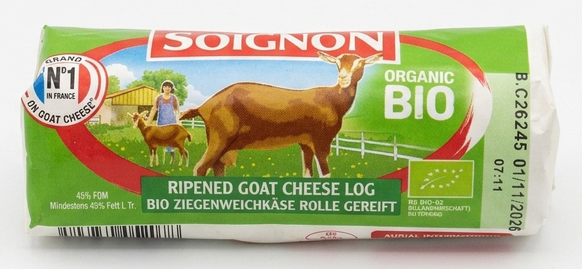 Vallée Verte Ziegenweichkäserolle