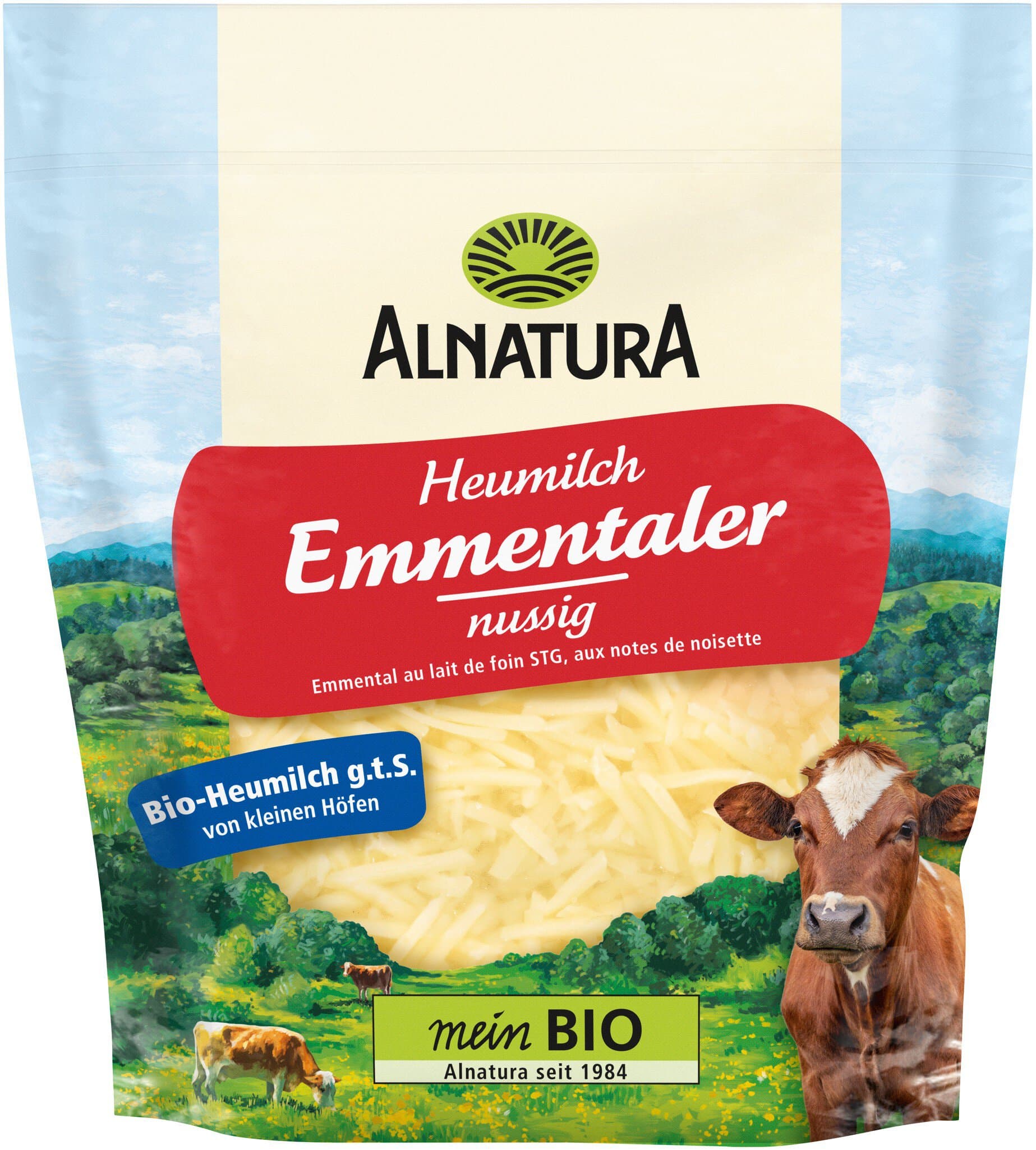 Alnatura Heumilch-Emmentaler gerieben