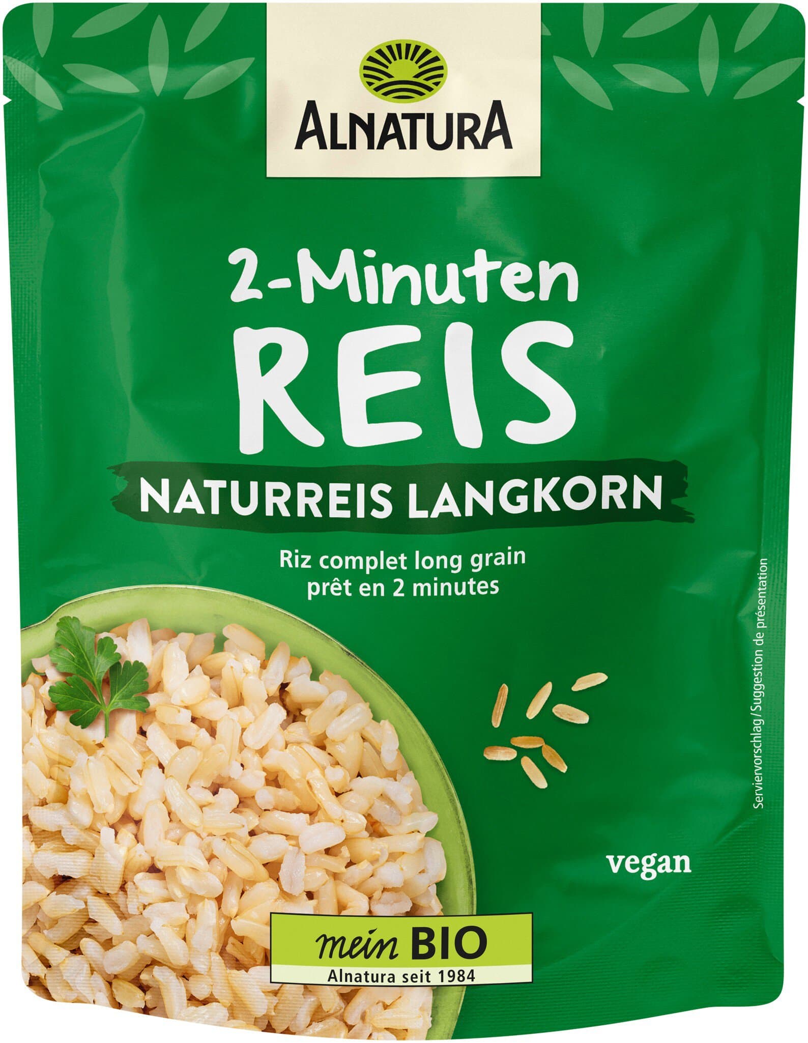 Alnatura 2-Minuten-Reis Naturreis Langkorn