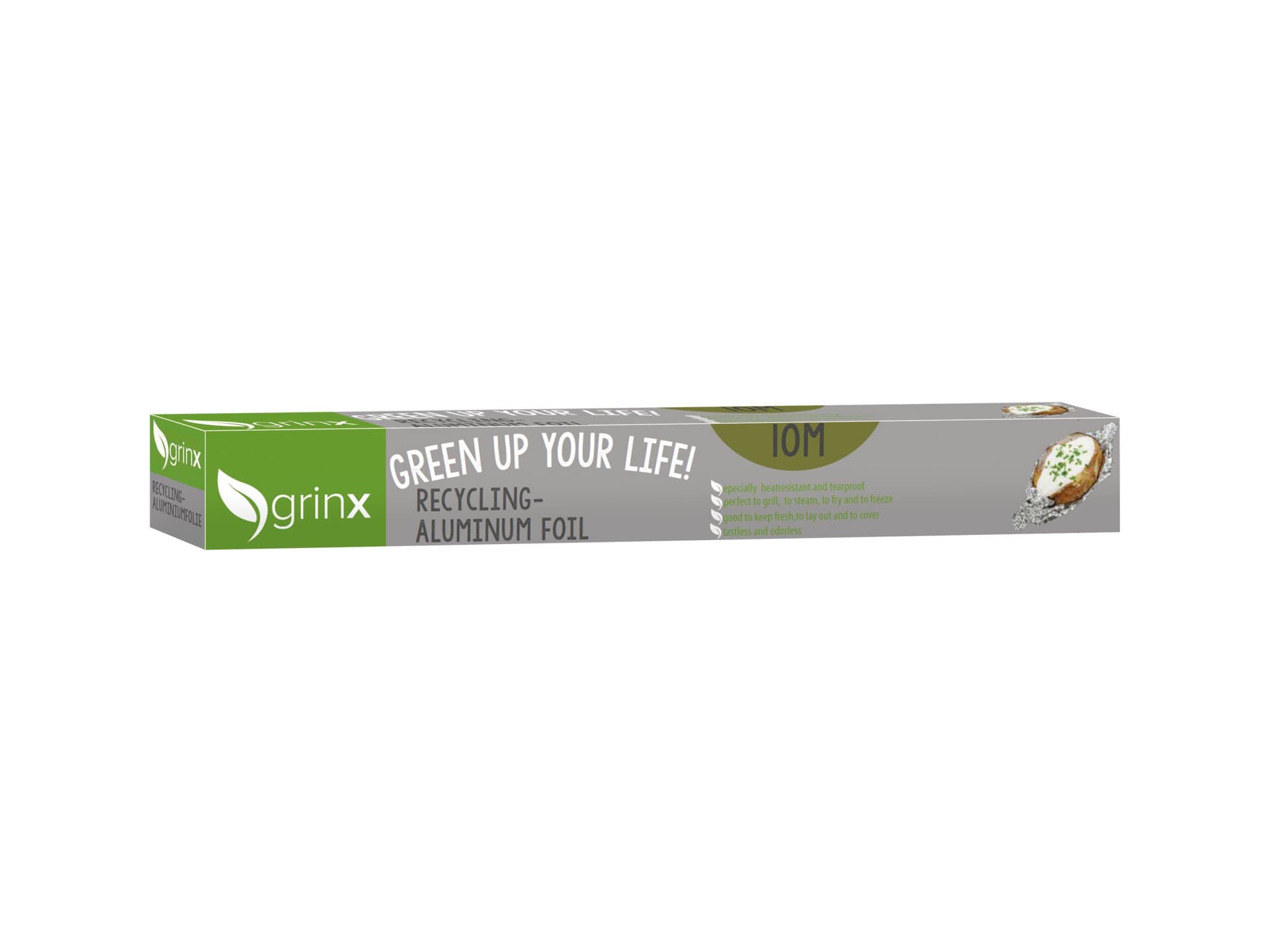 Grinx Recycling-Alufolie 10 Meter