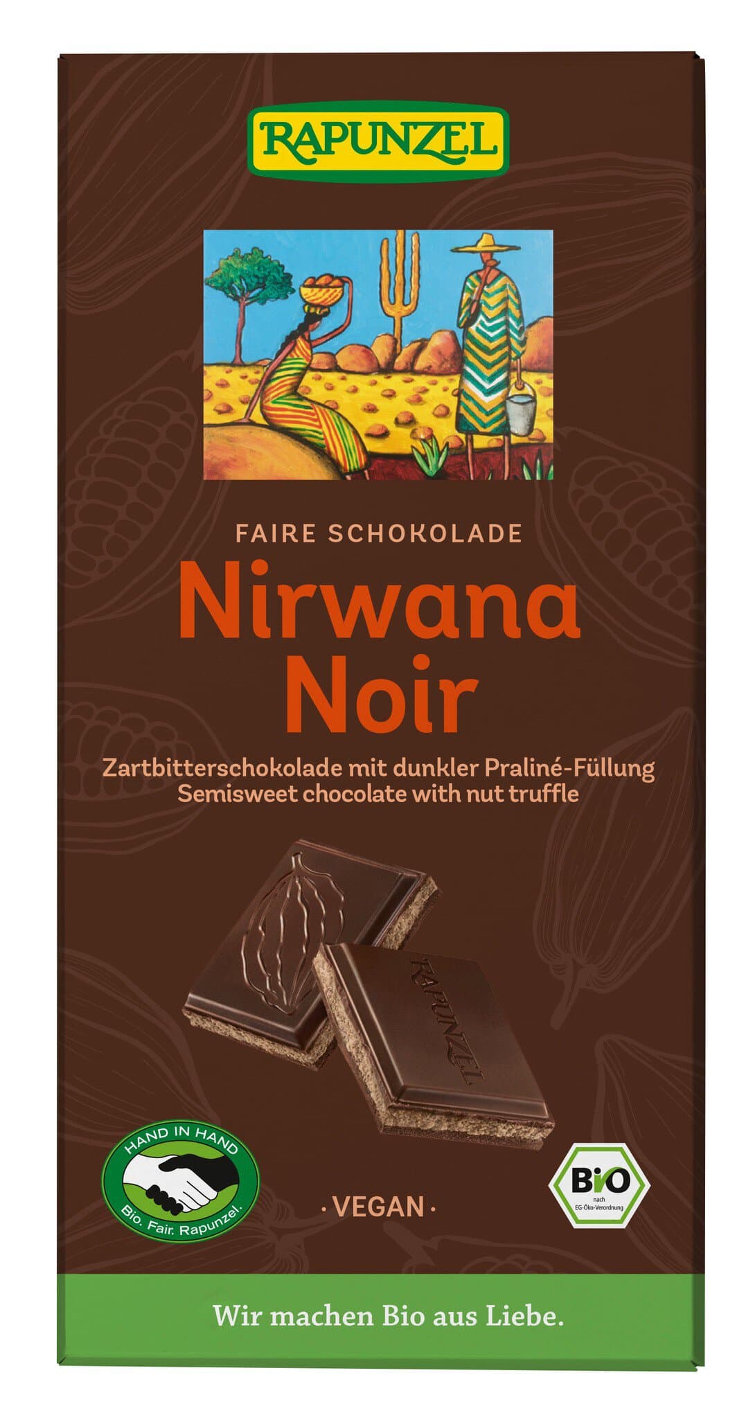 Rapunzel Schokolade Nirwana Zartbitter