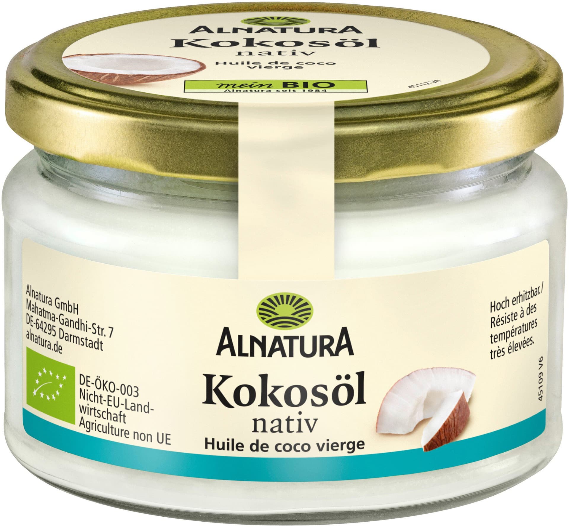 Alnatura Kokosöl nativ 220ml