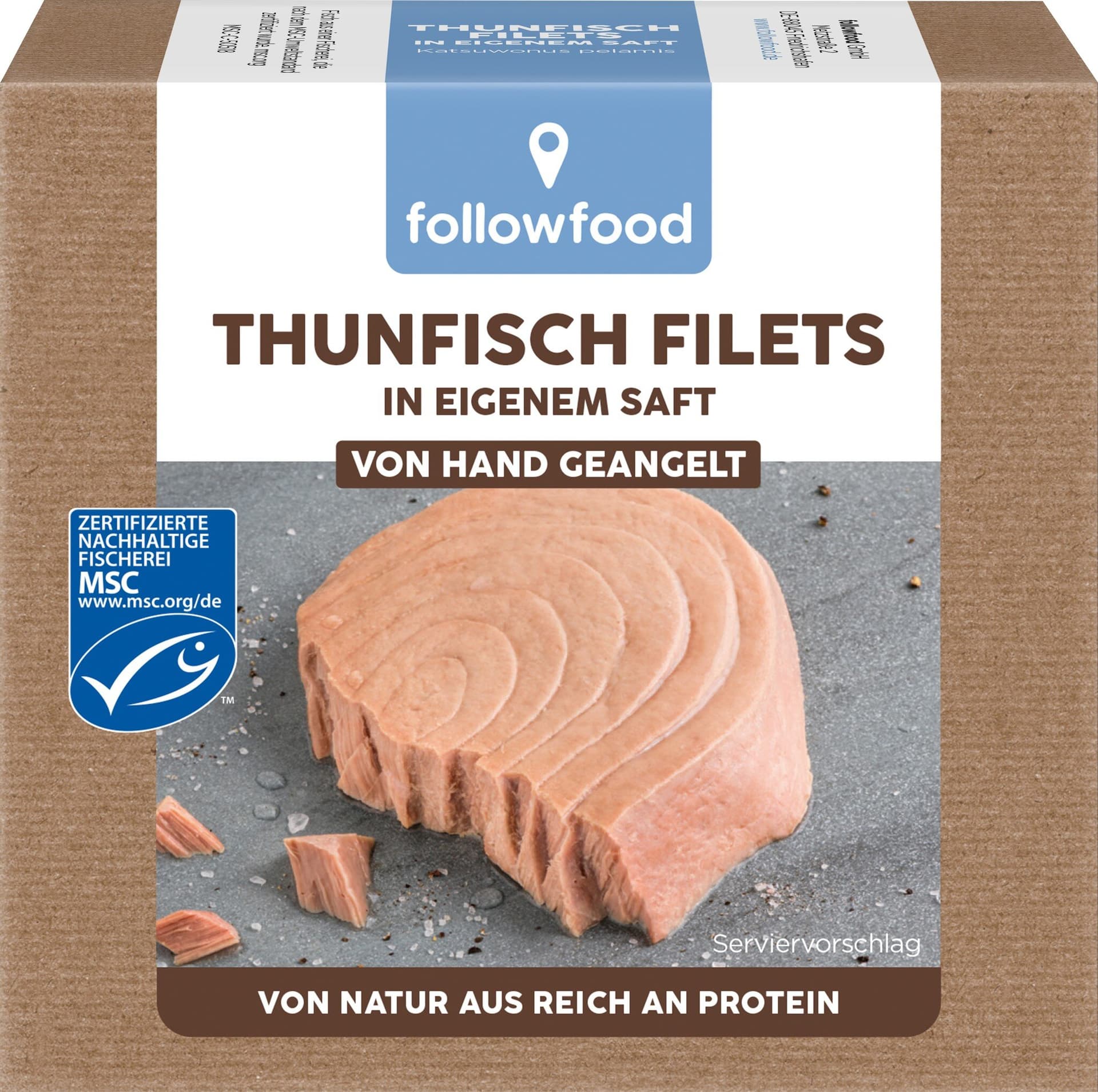 FollowFood Thunfisch Filets natur
