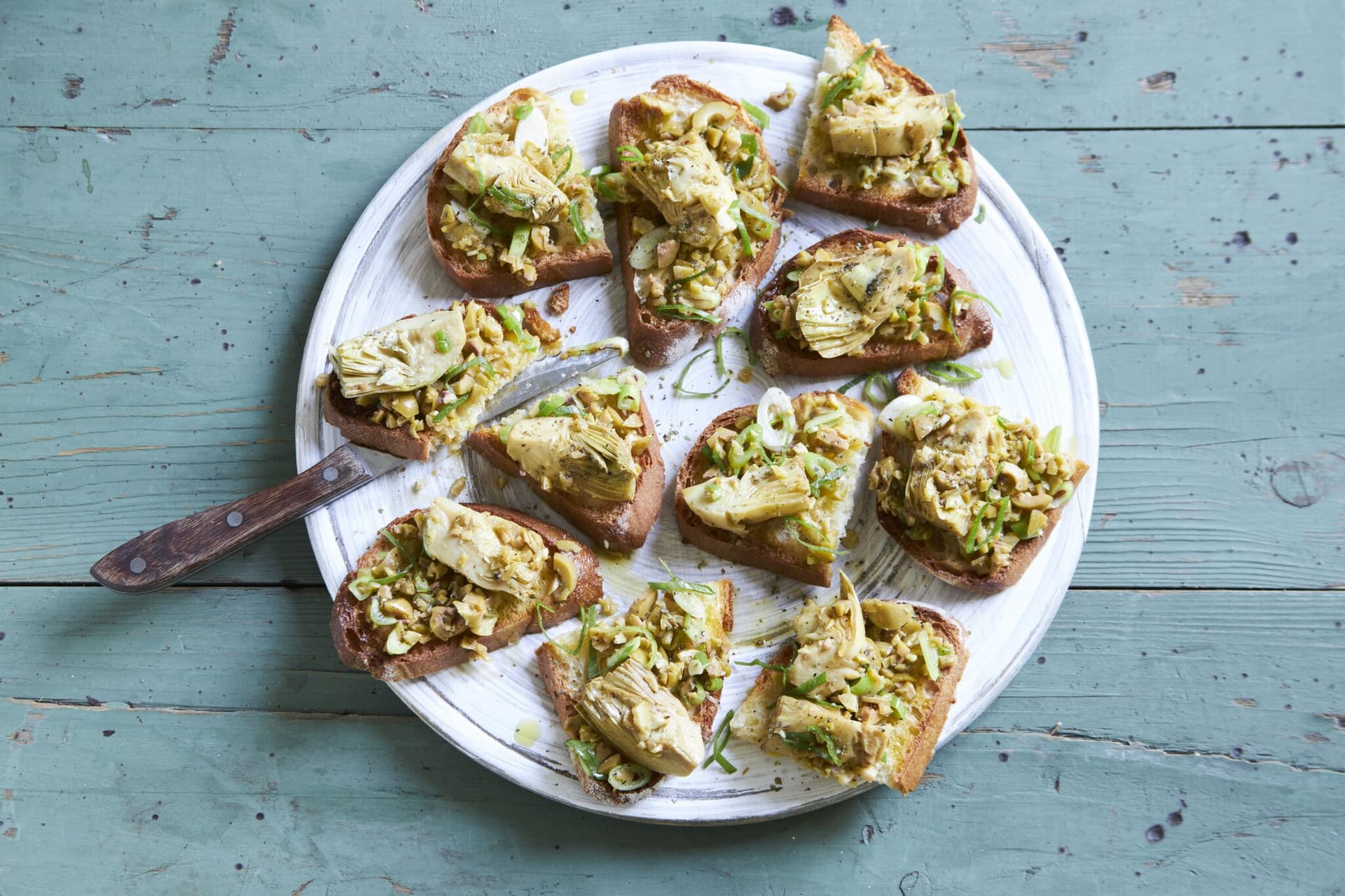 Bruschetta mit Artischocke