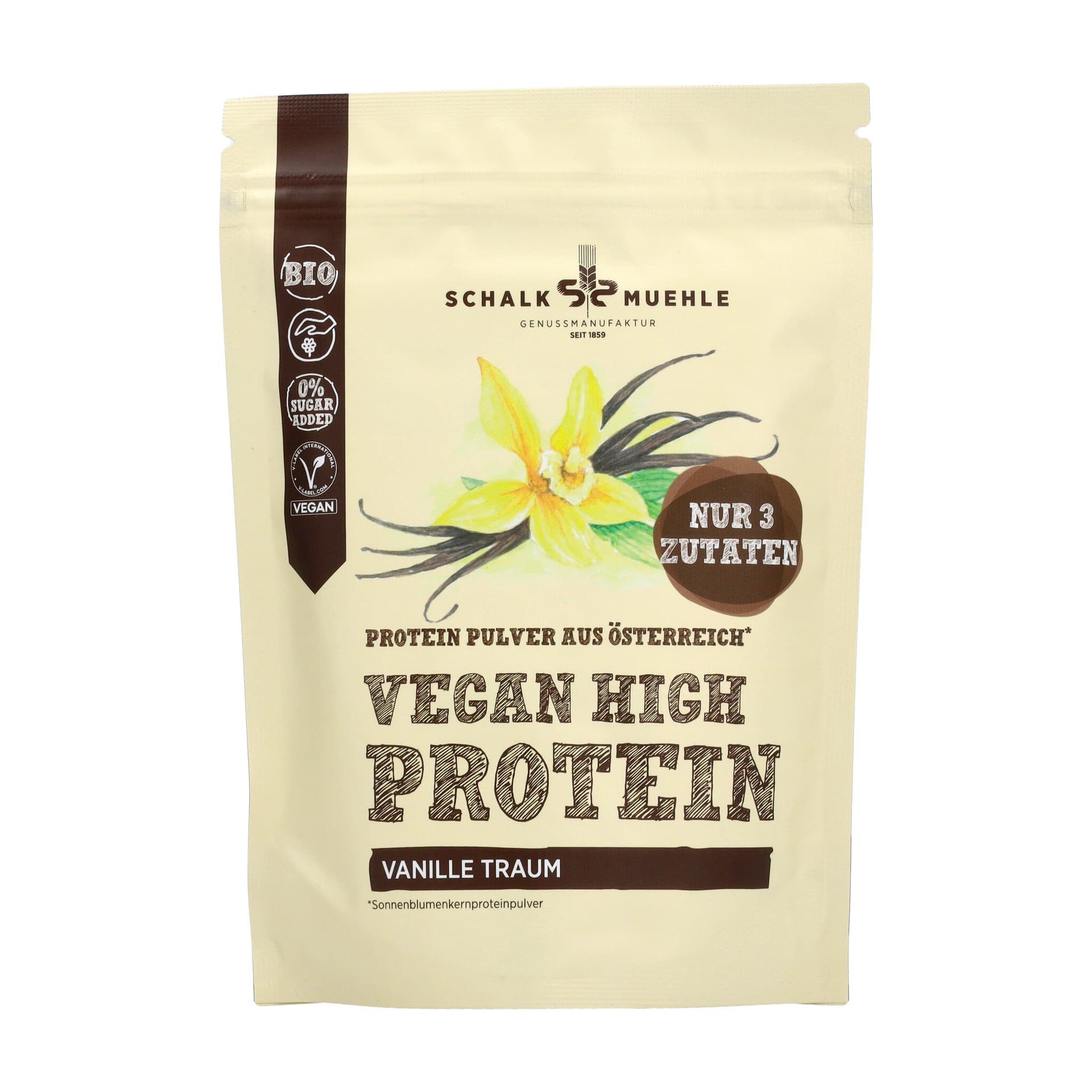 Schalk Mühle Vegan High Protein Vanille Traum