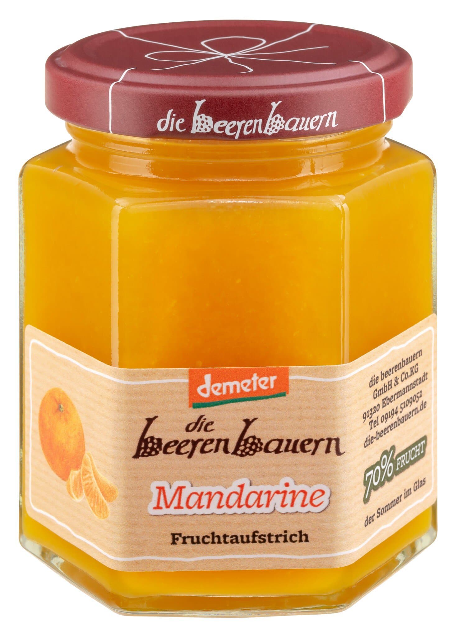 die Beerenbauern Mandarine Fruchtaufstrich