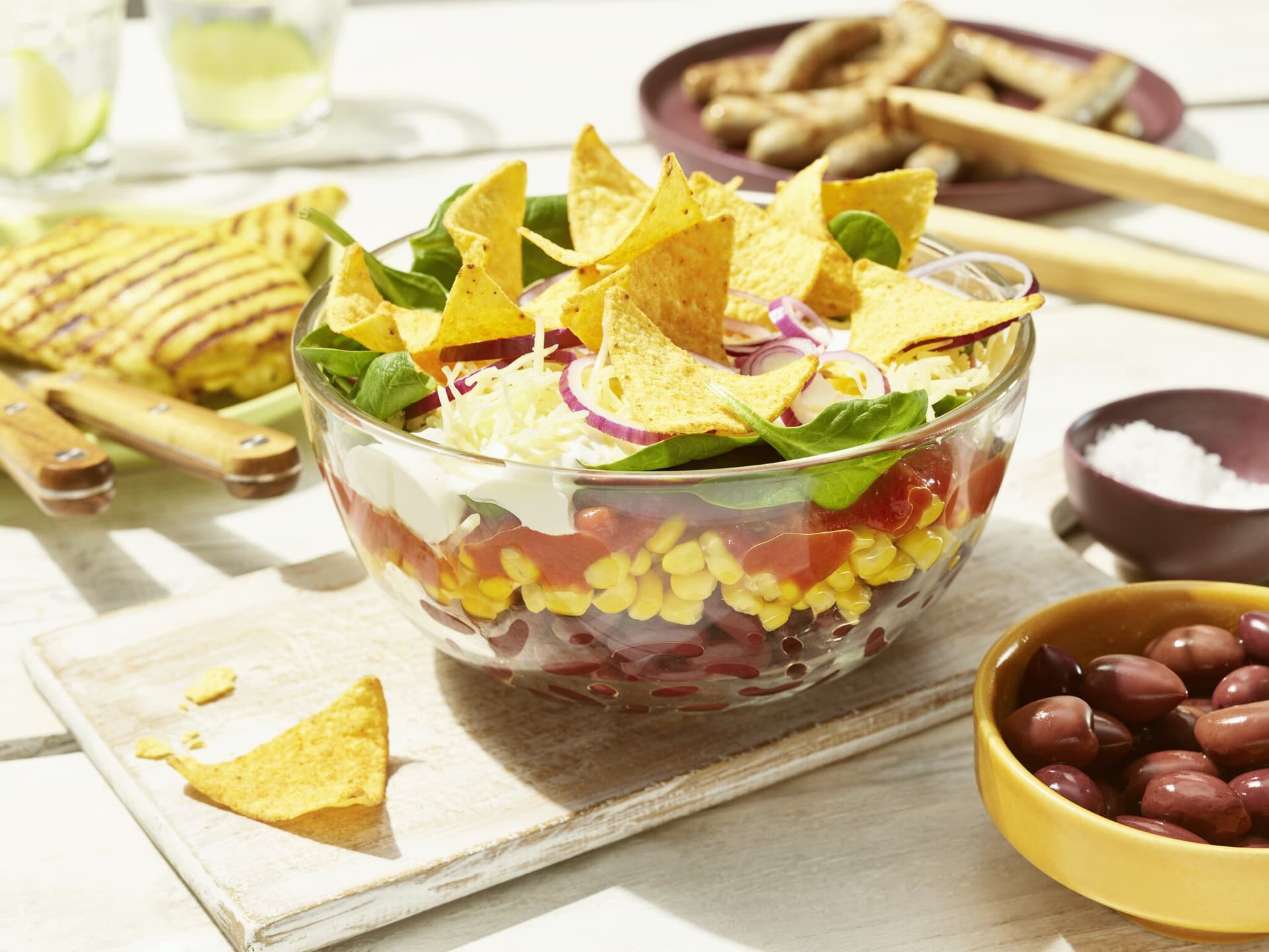 Mexikanischer Schichtsalat