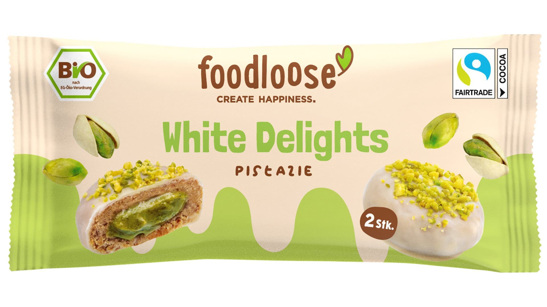 foodloose White Delights Pistazie