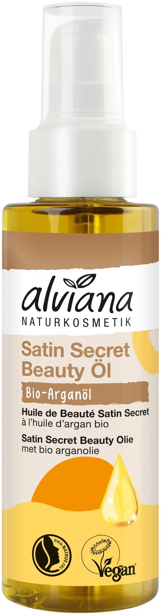 alviana Satin Secret Beauty Öl mit Bio-Arganöl