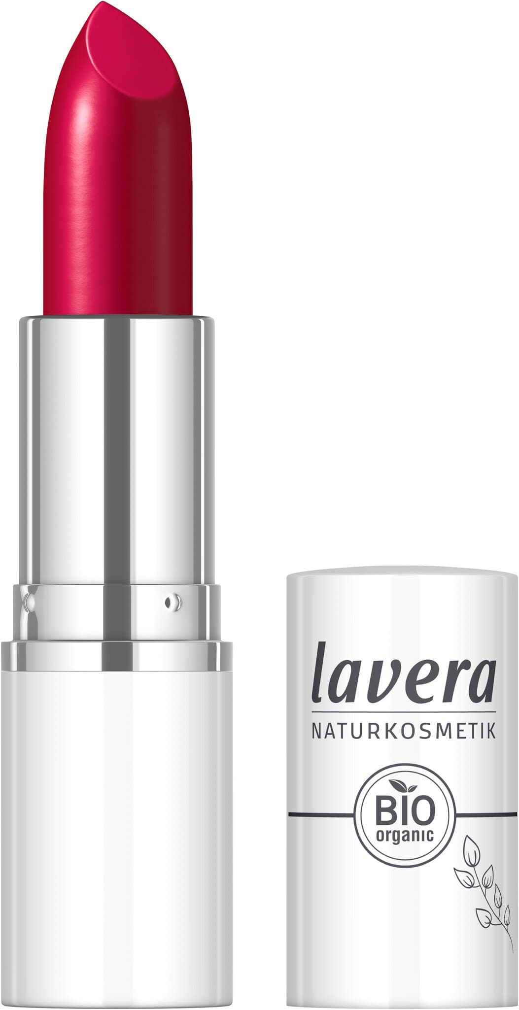 Lavera Cream glow lipstick berry red