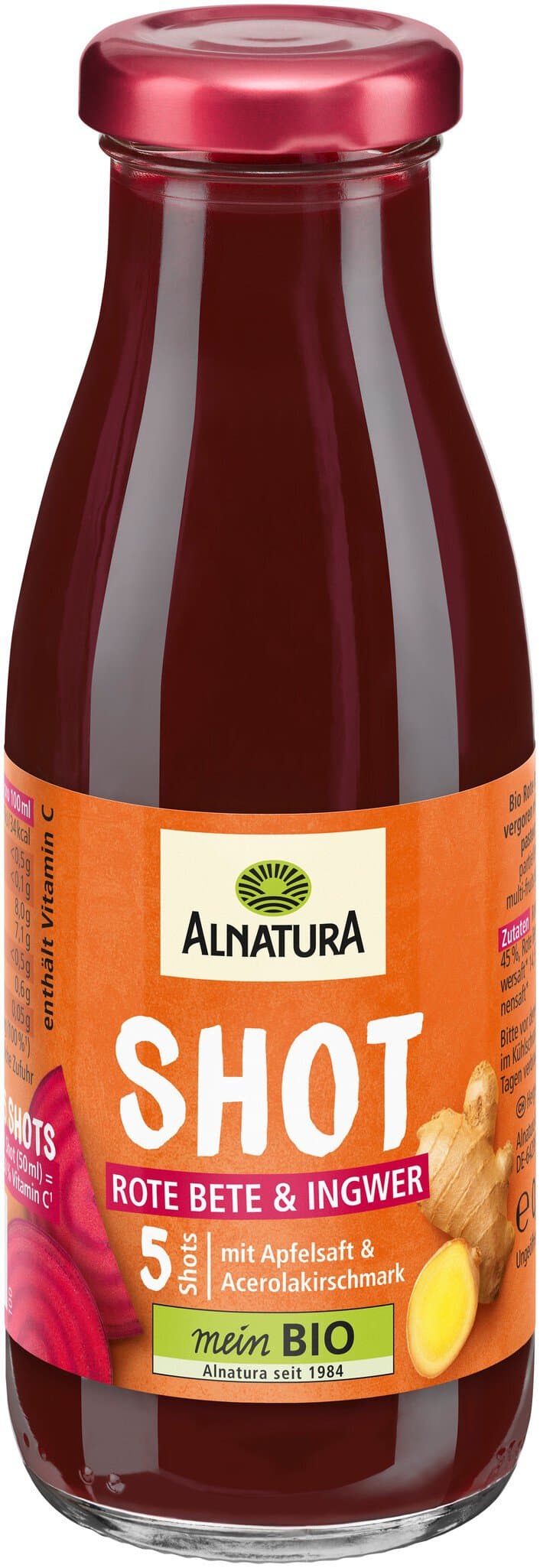 Alnatura Shot Rote Bete & Ingwer