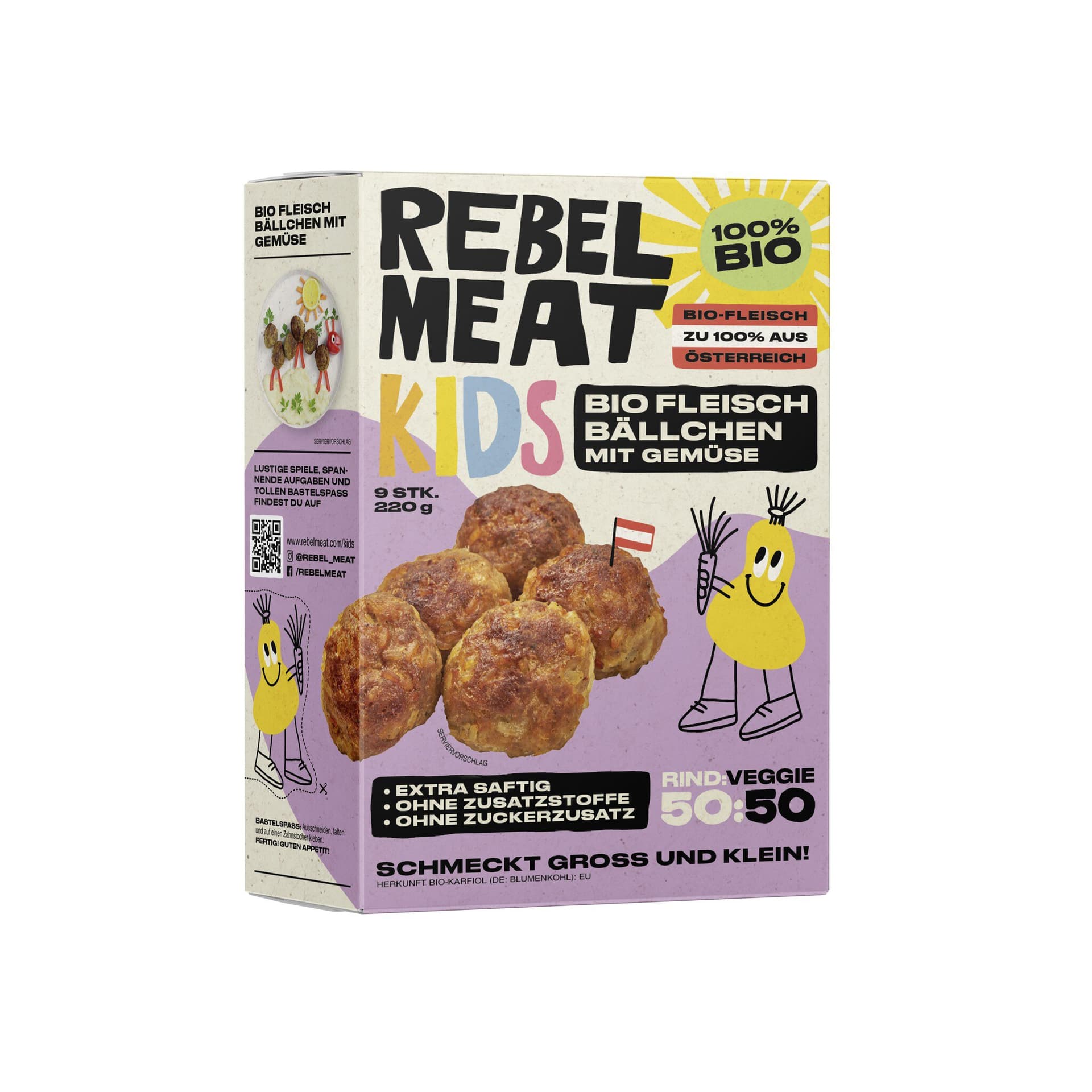 Rebel Meat Fleischbällchen mit Gemüse (TK)