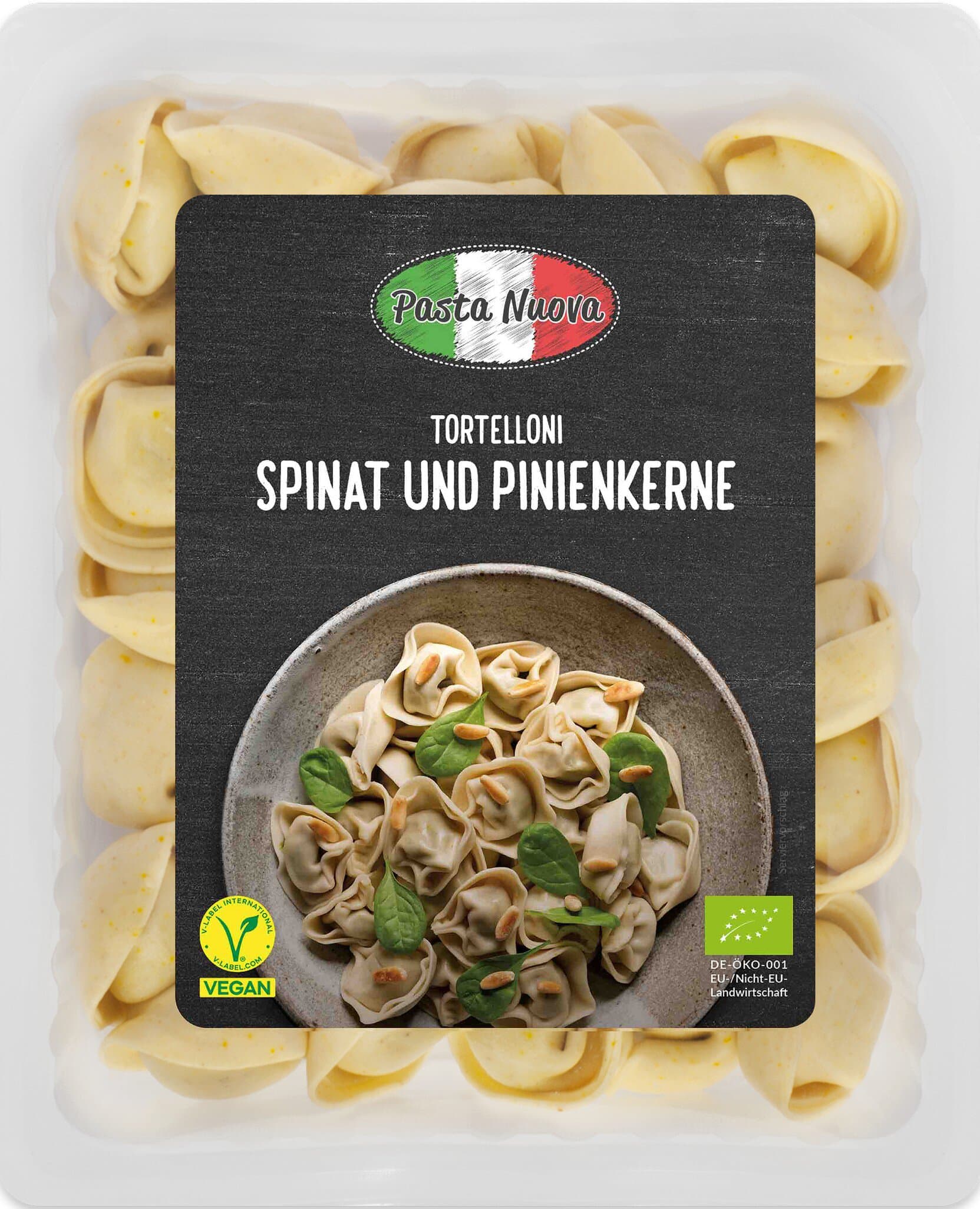 Pasta Nuova Tortelloni Spinat Pinienkerne