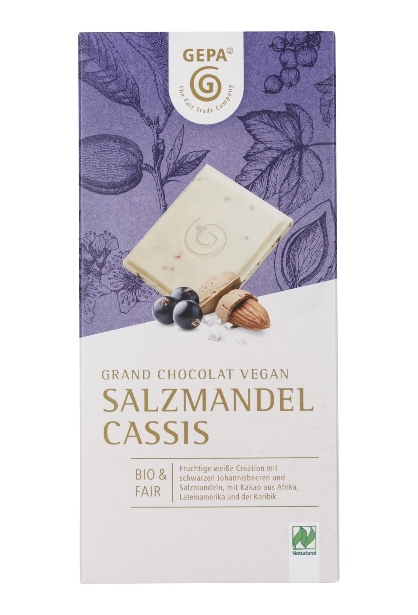 Gepa Bio Vegan White Salzmandel Cassis