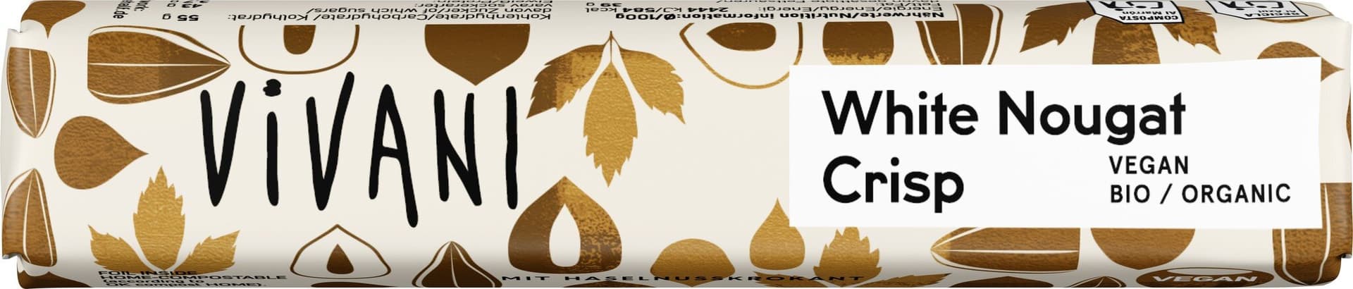 Vivani Riegel White Nougat Crisp