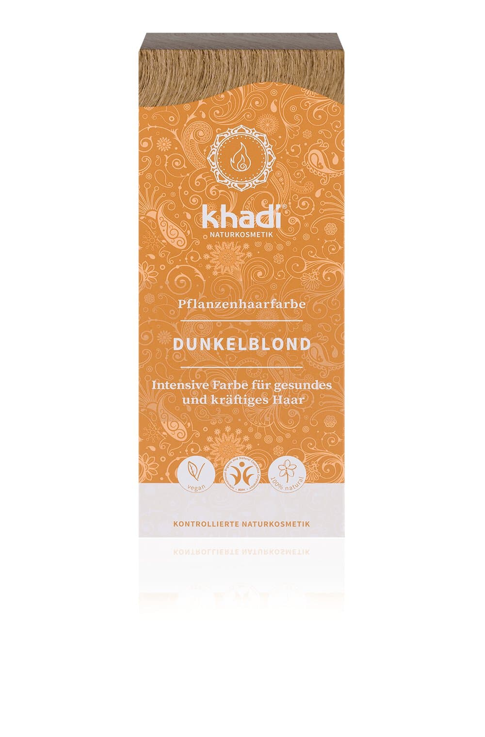Khadi Pflanzenhaarfarbe Dunkelblond