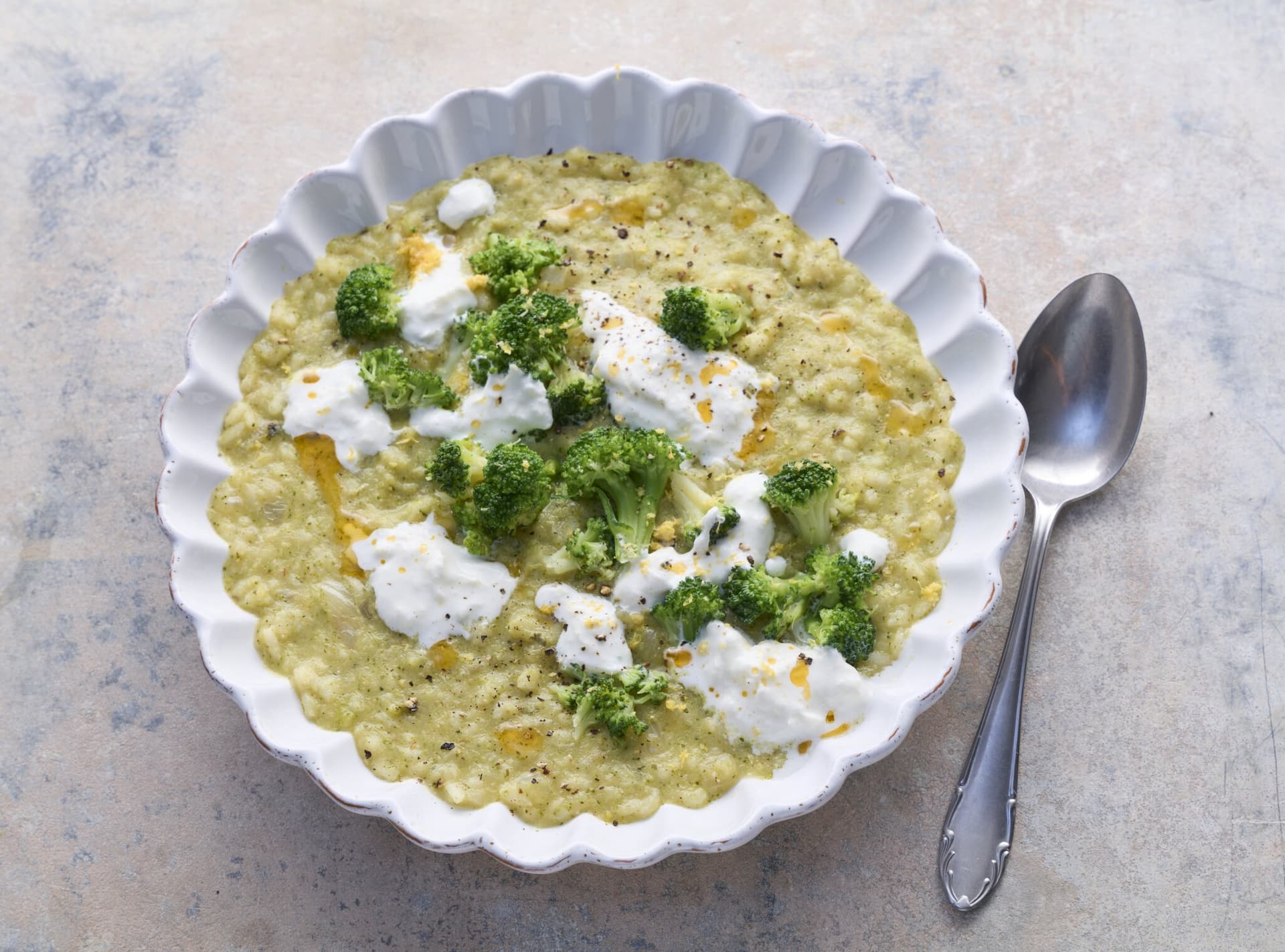 Brokkoli-Risotto
