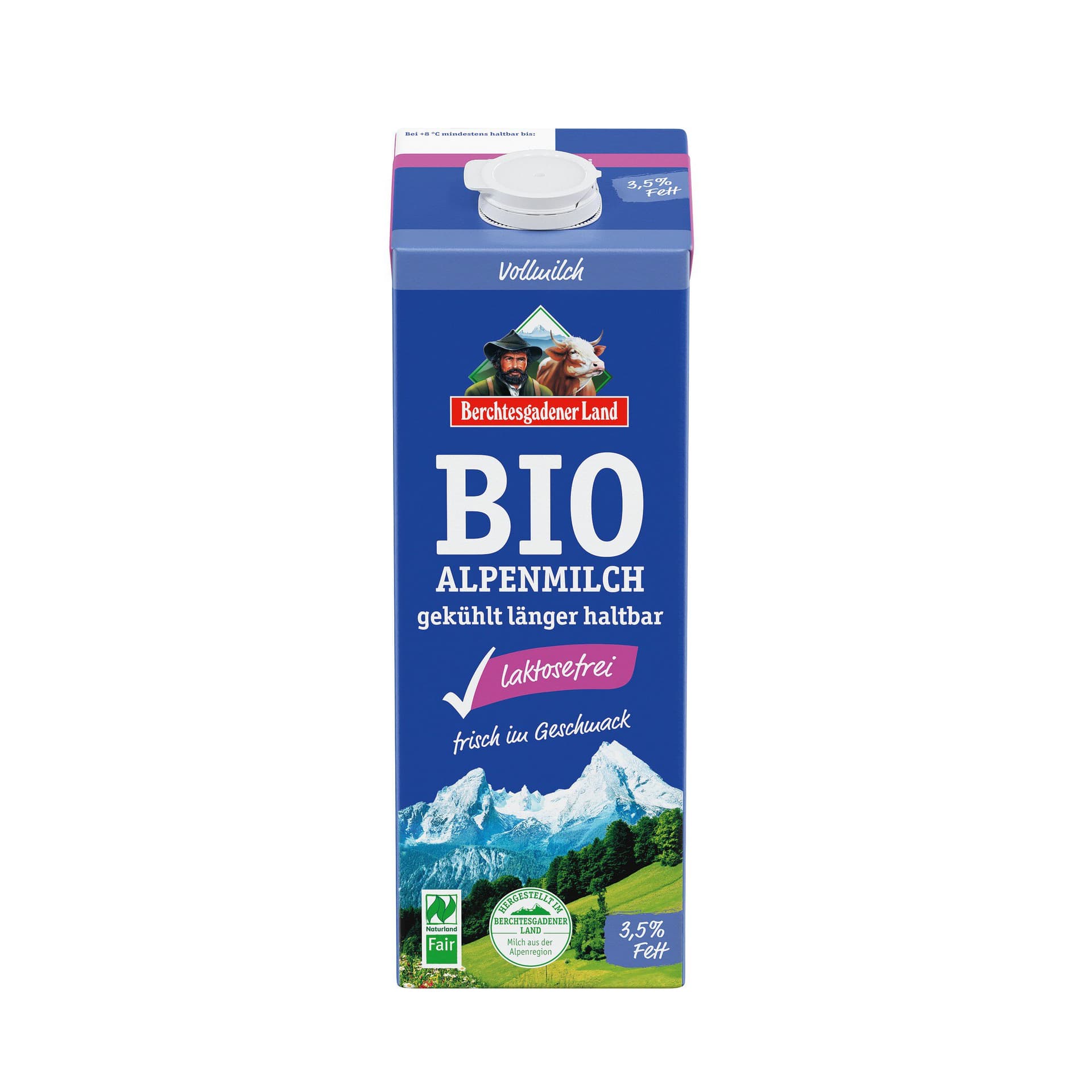 Berchtesgadener Land Frische Alpenmilch laktosefrei 3,5%