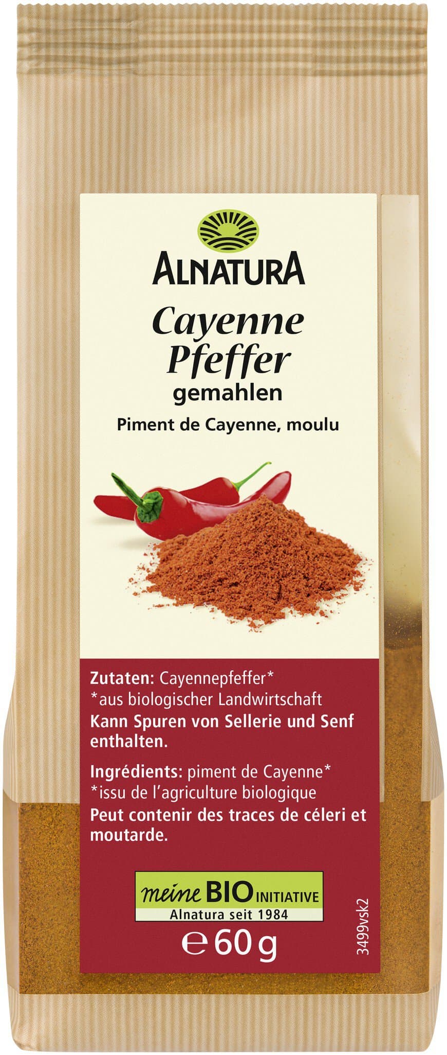 Alnatura Cayennepfeffer gemahlen
