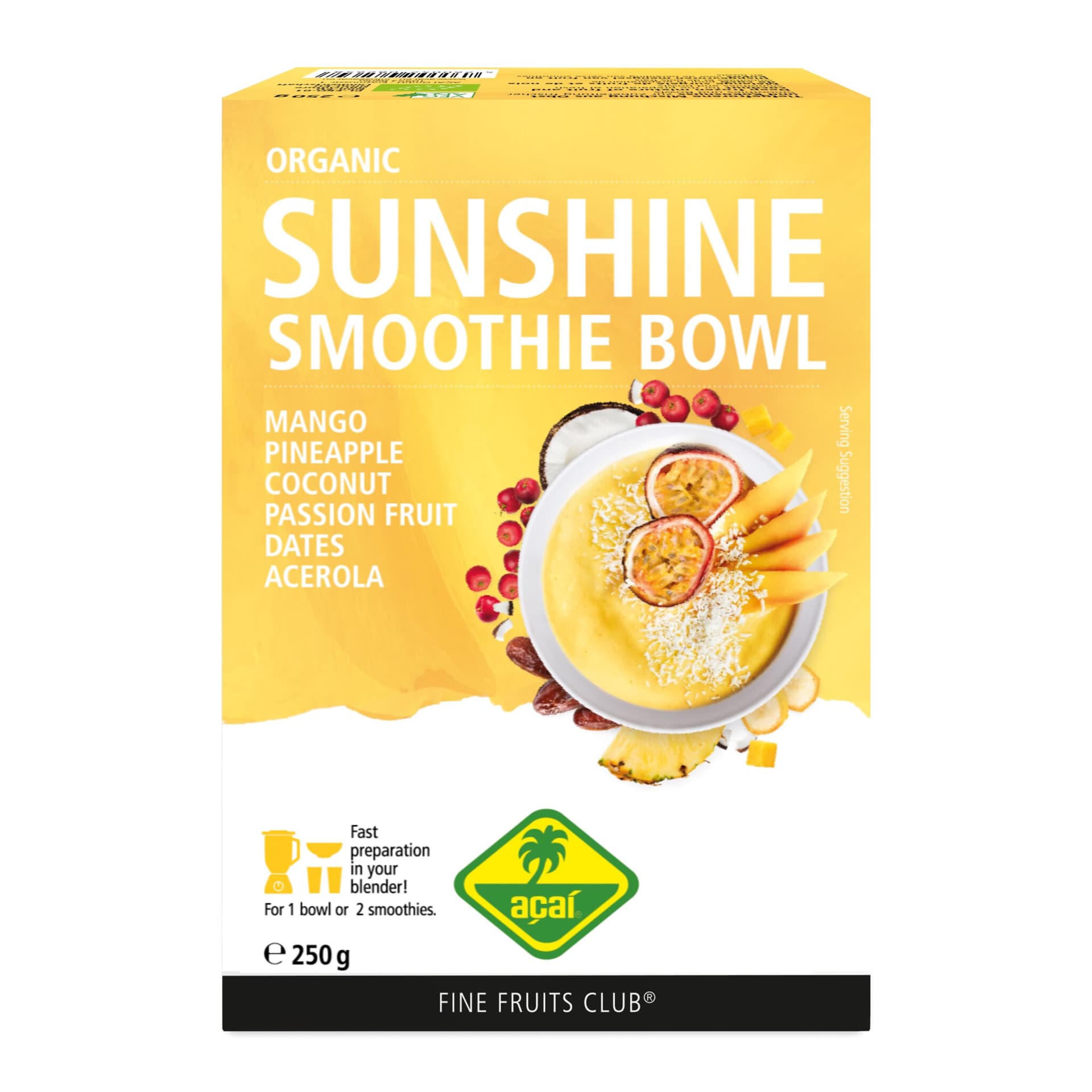 Acai Sunshine Smoothie Bowl