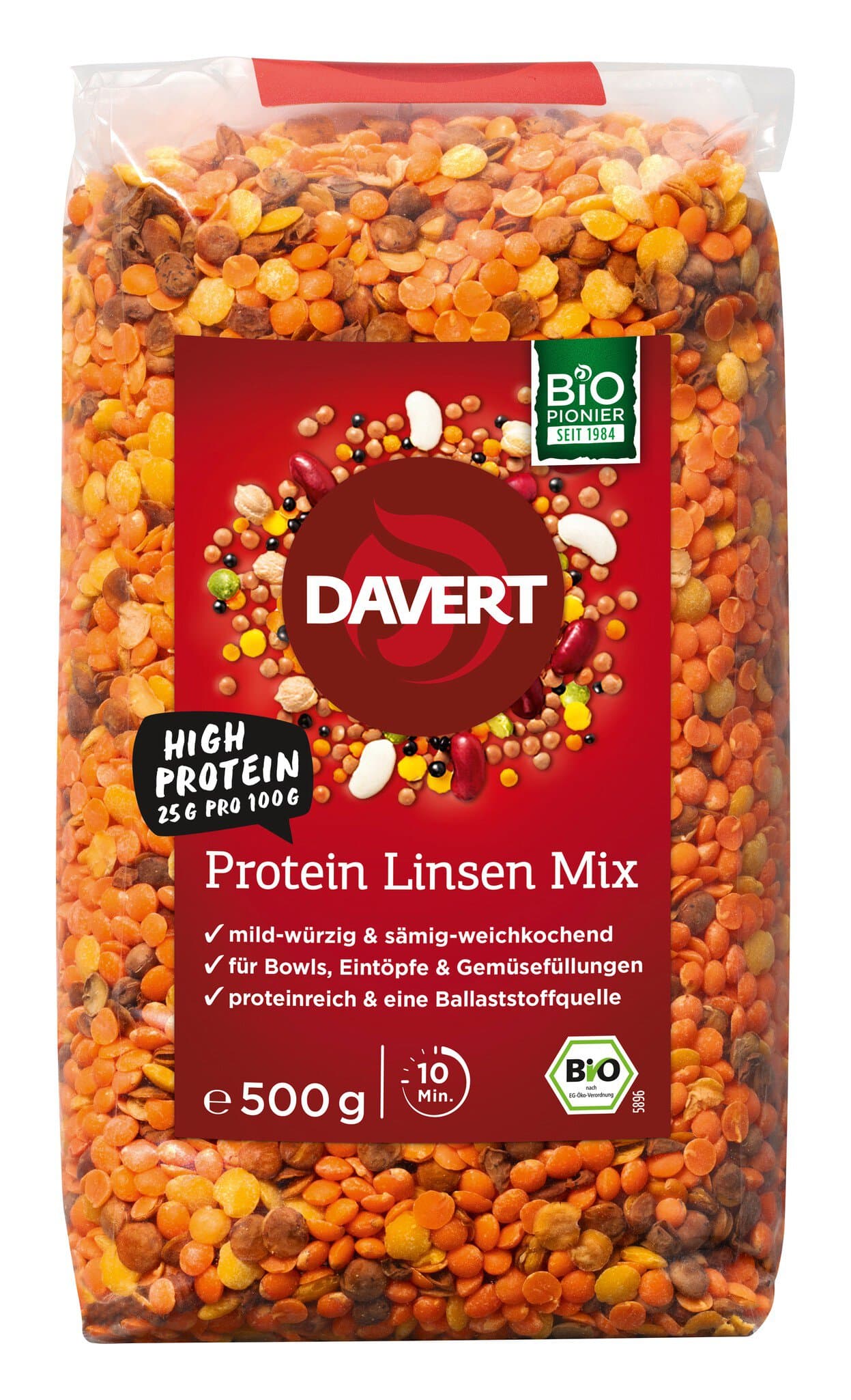 Davert Protein Linsen Mix