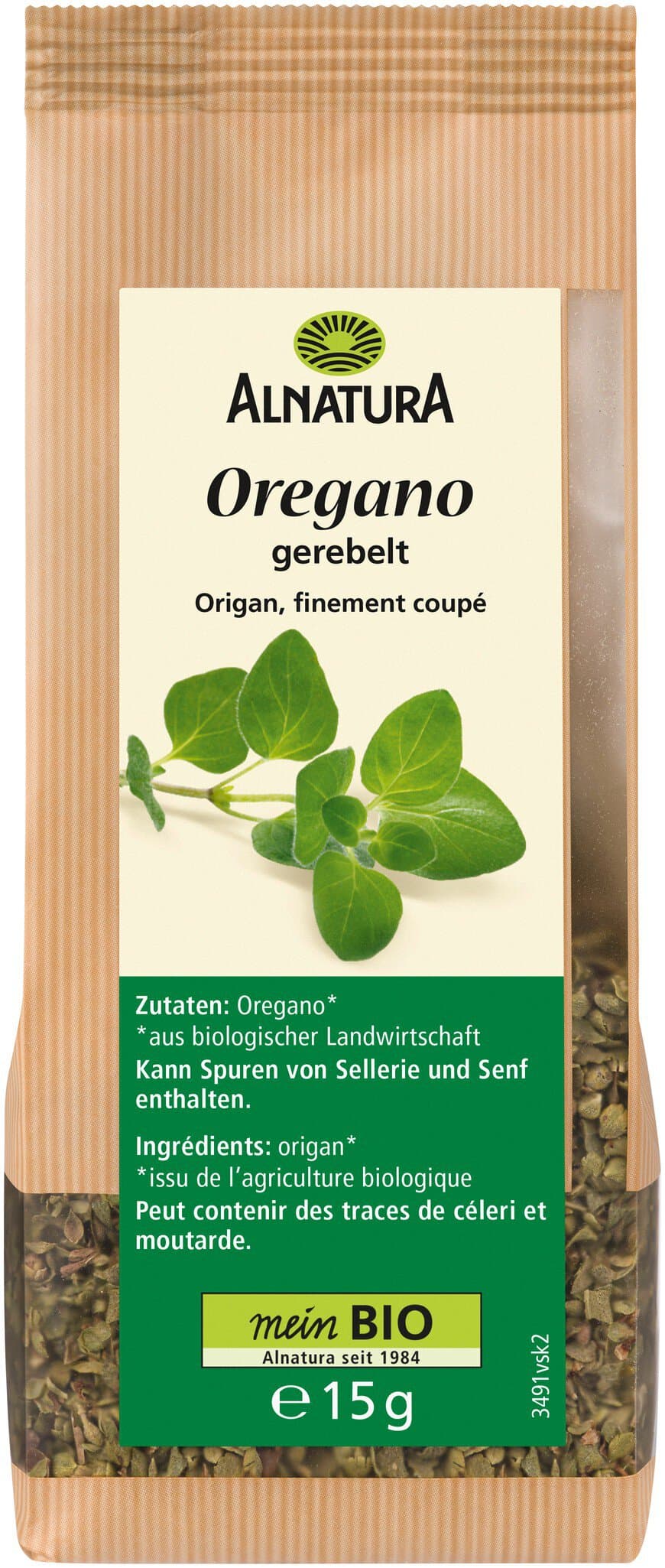 Alnatura Oregano gerebelt