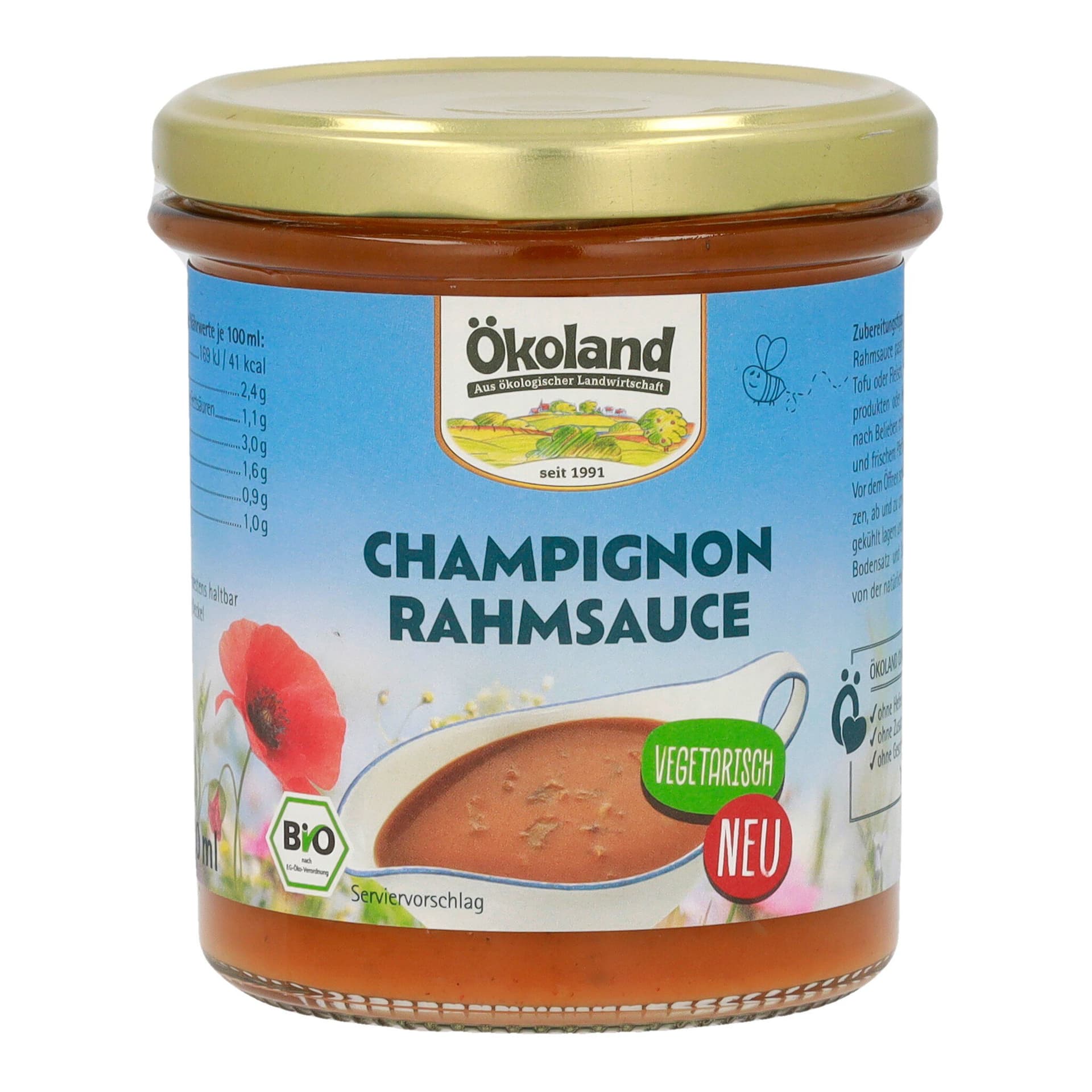 Ökoland Champignon Rahmsauce