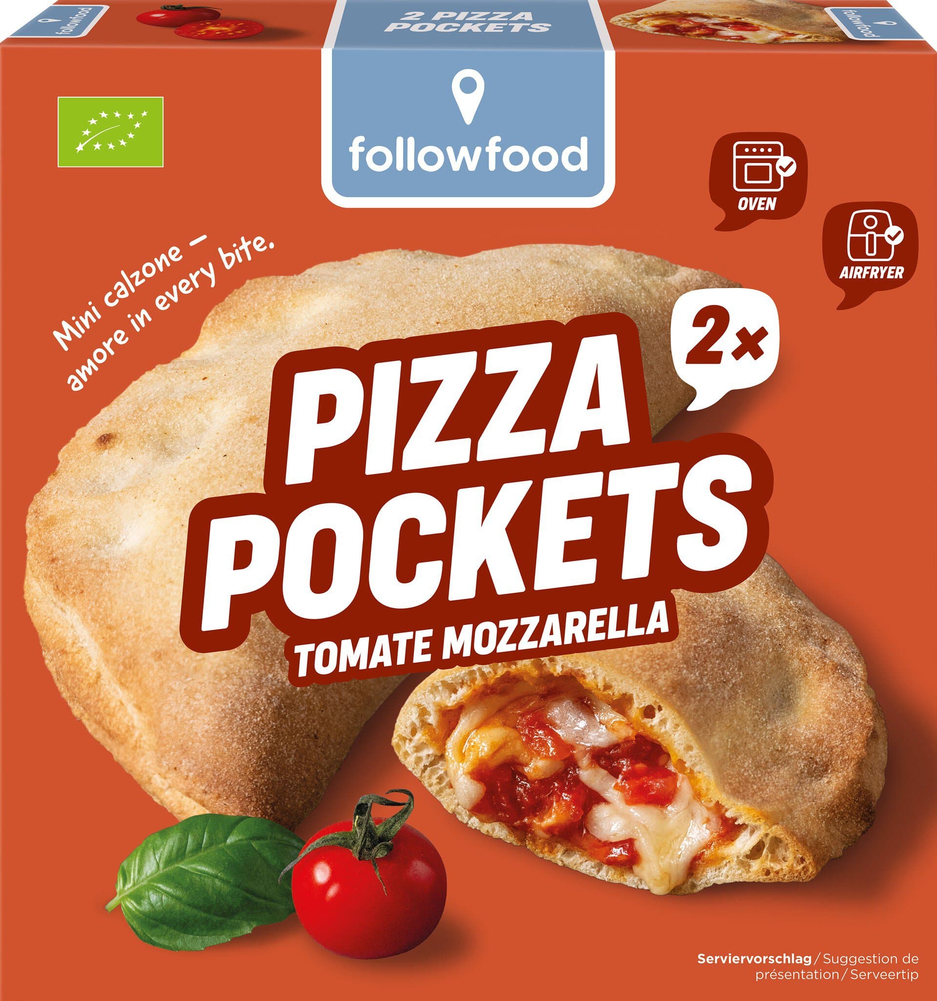 FollowFood Pizza Snack Tomate-Mozzarella (TK)