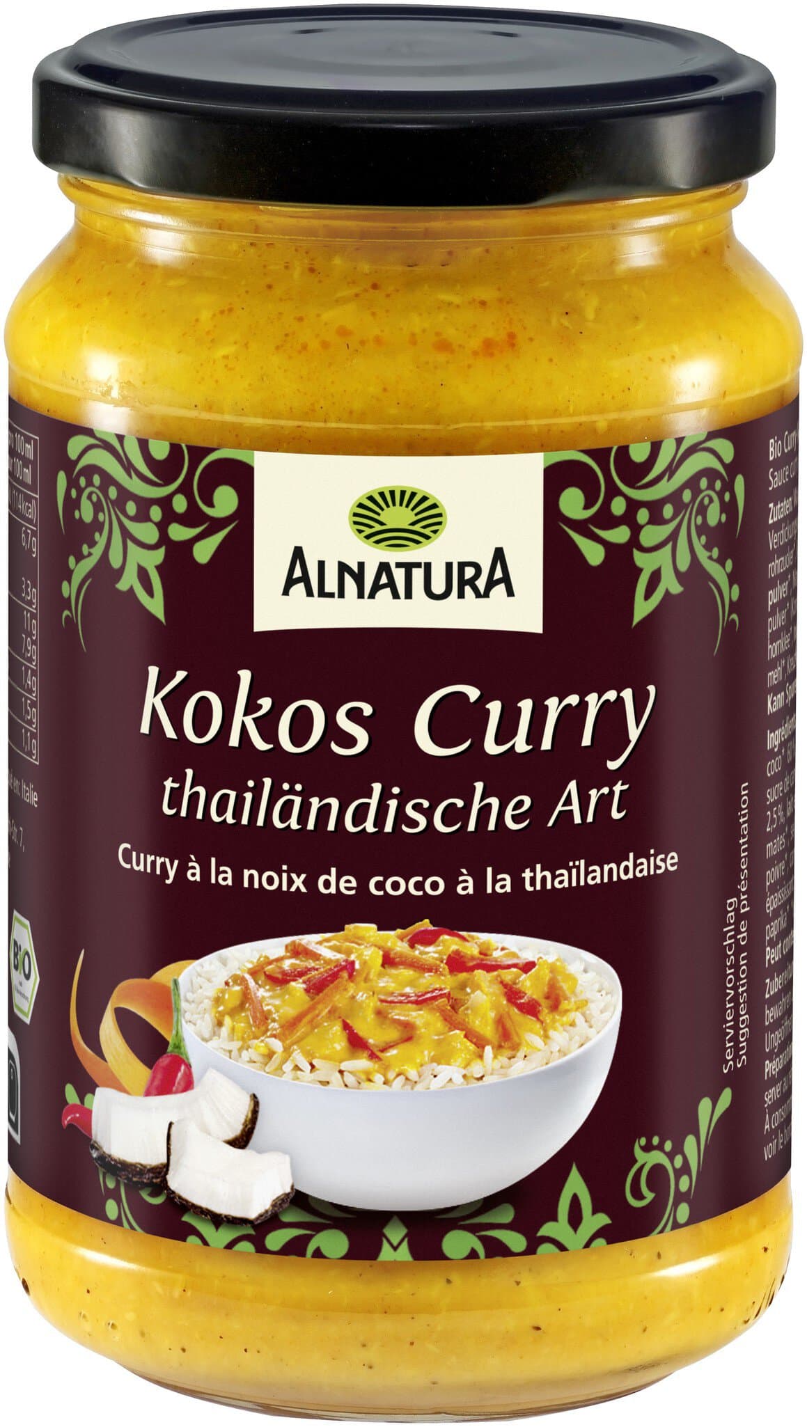 Alnatura Kokoscurry thailändische Art