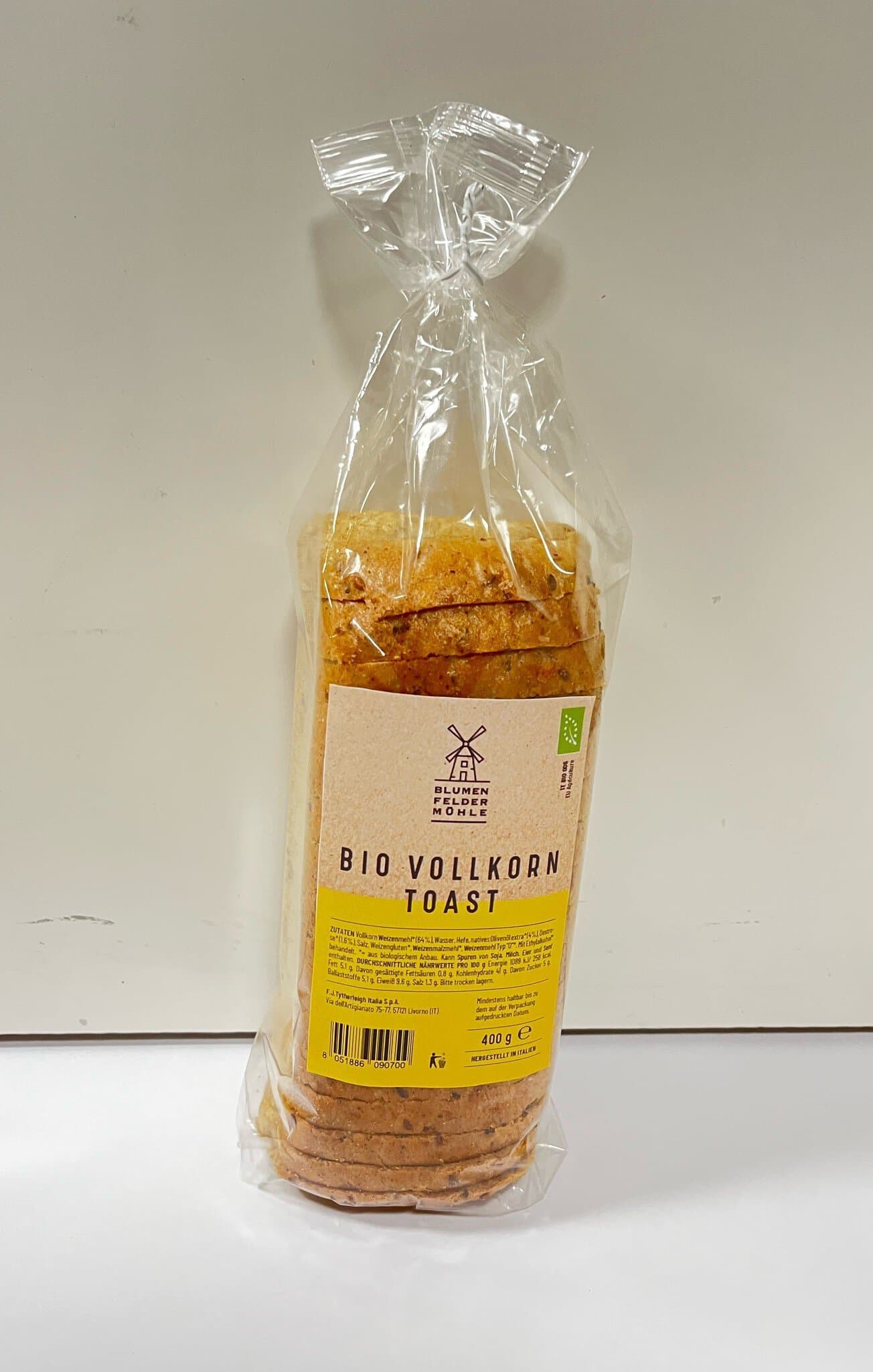 Antike Mühle Vollkorn Toastbrot