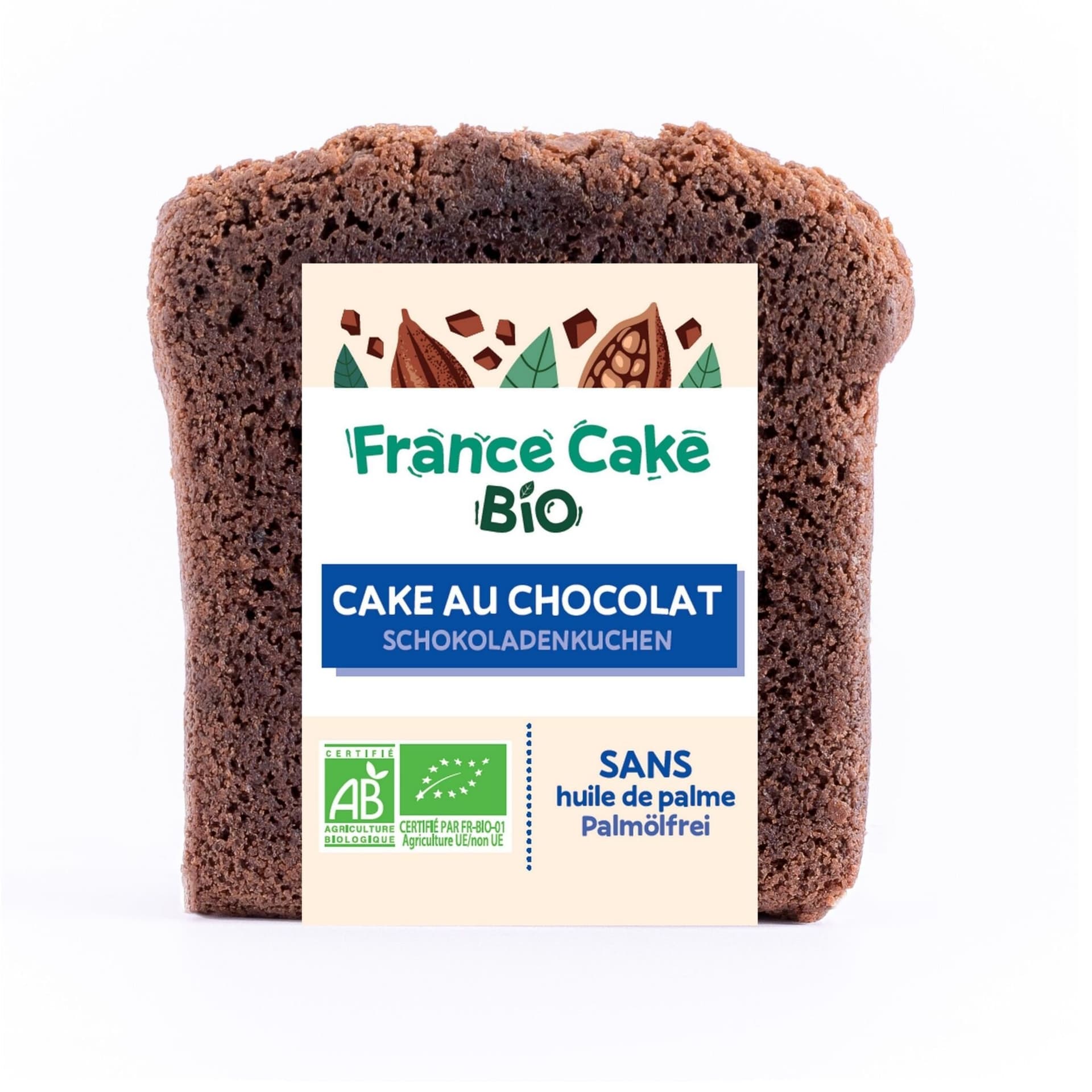 France Cake Schokoladenkuchen Scheibe